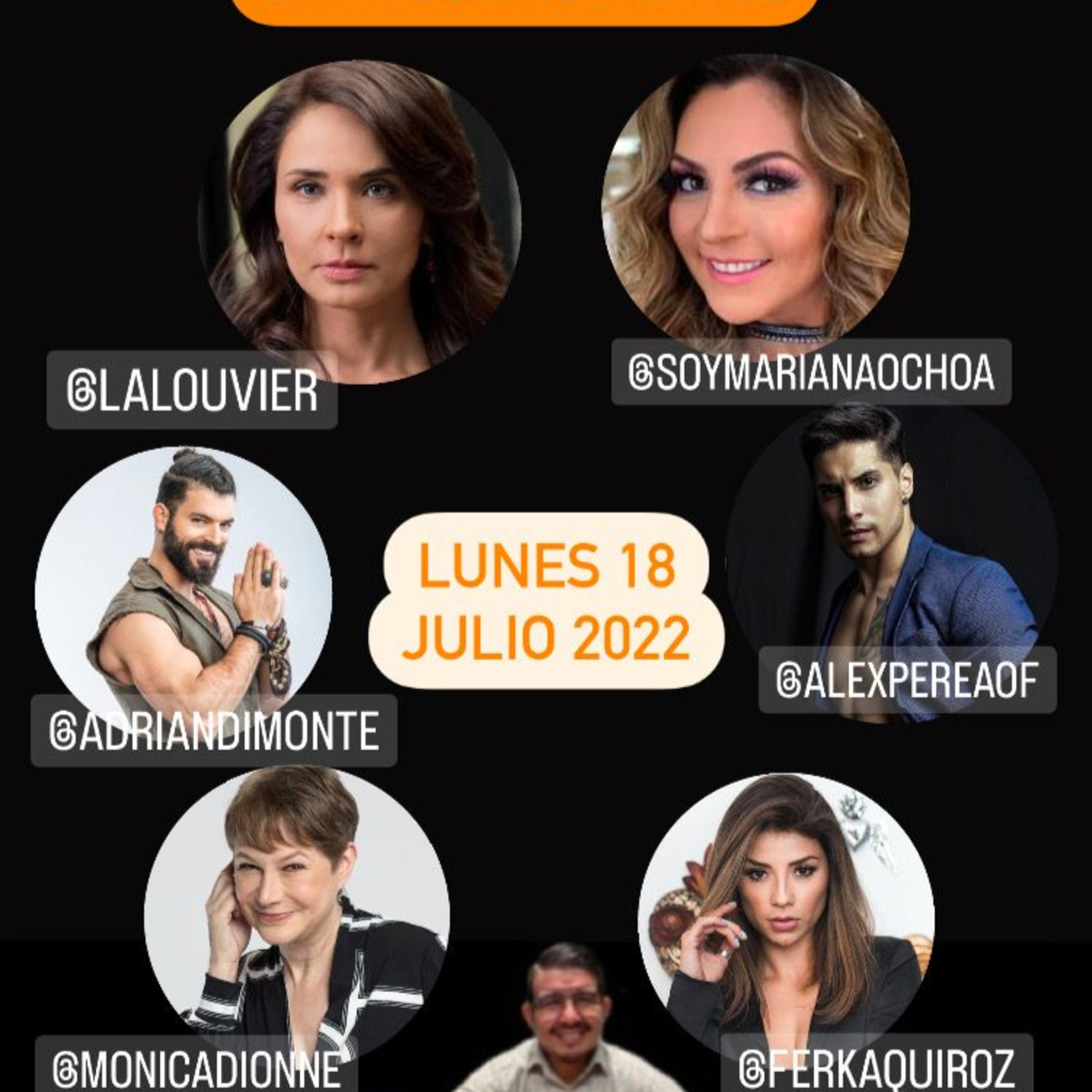 Fama VIP 18 Julio 2022 Adriana Louvier Alex Perea Mónica Dion Mariana Ochoa Ferka Adrián Dimonte  episode artwork