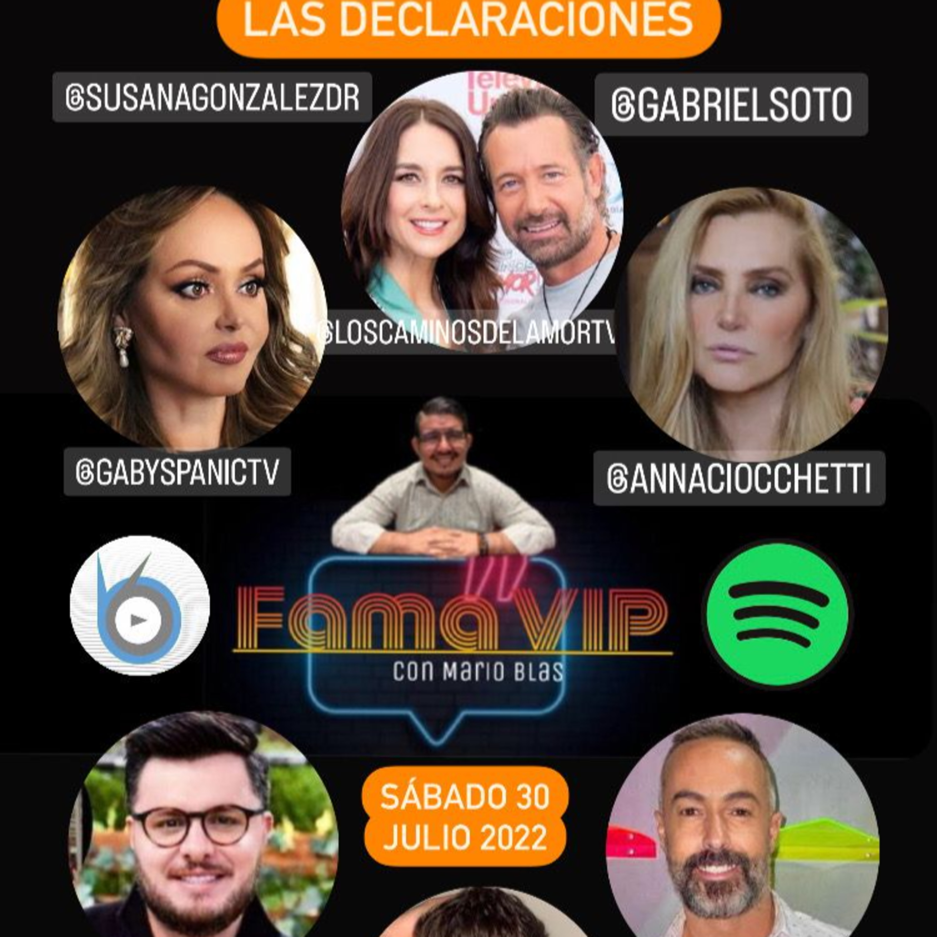 Fama VIP 30 Julio 2022 Olivia Collins Carlos Said Ana Ciocchetti arenas Spanic Stanley nicho trampeo  episode artwork
