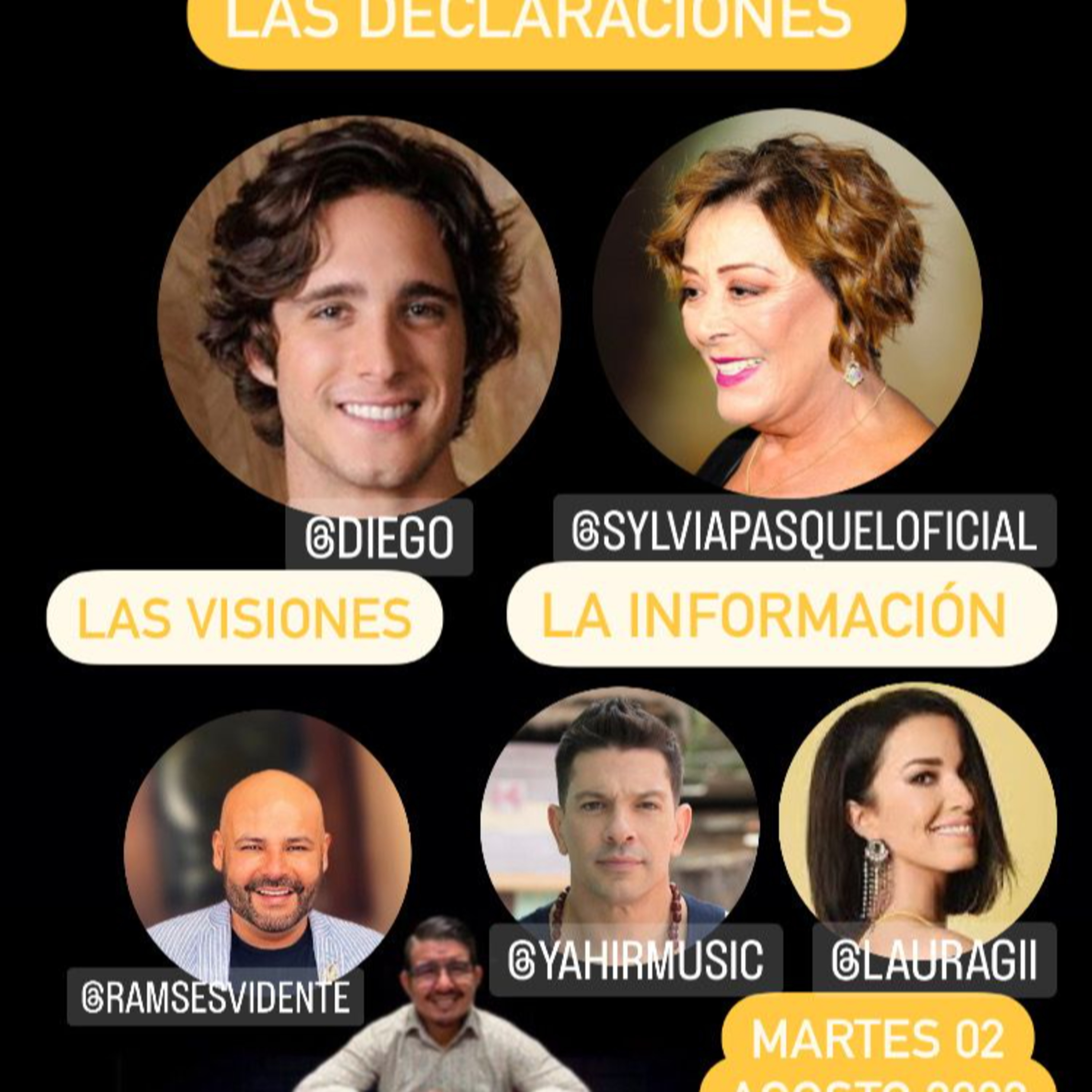 Fama VIP 02 Agosto 2022 Ramsés Laura G Yahir Sylvia Pasquel Diego Bonetta  episode artwork