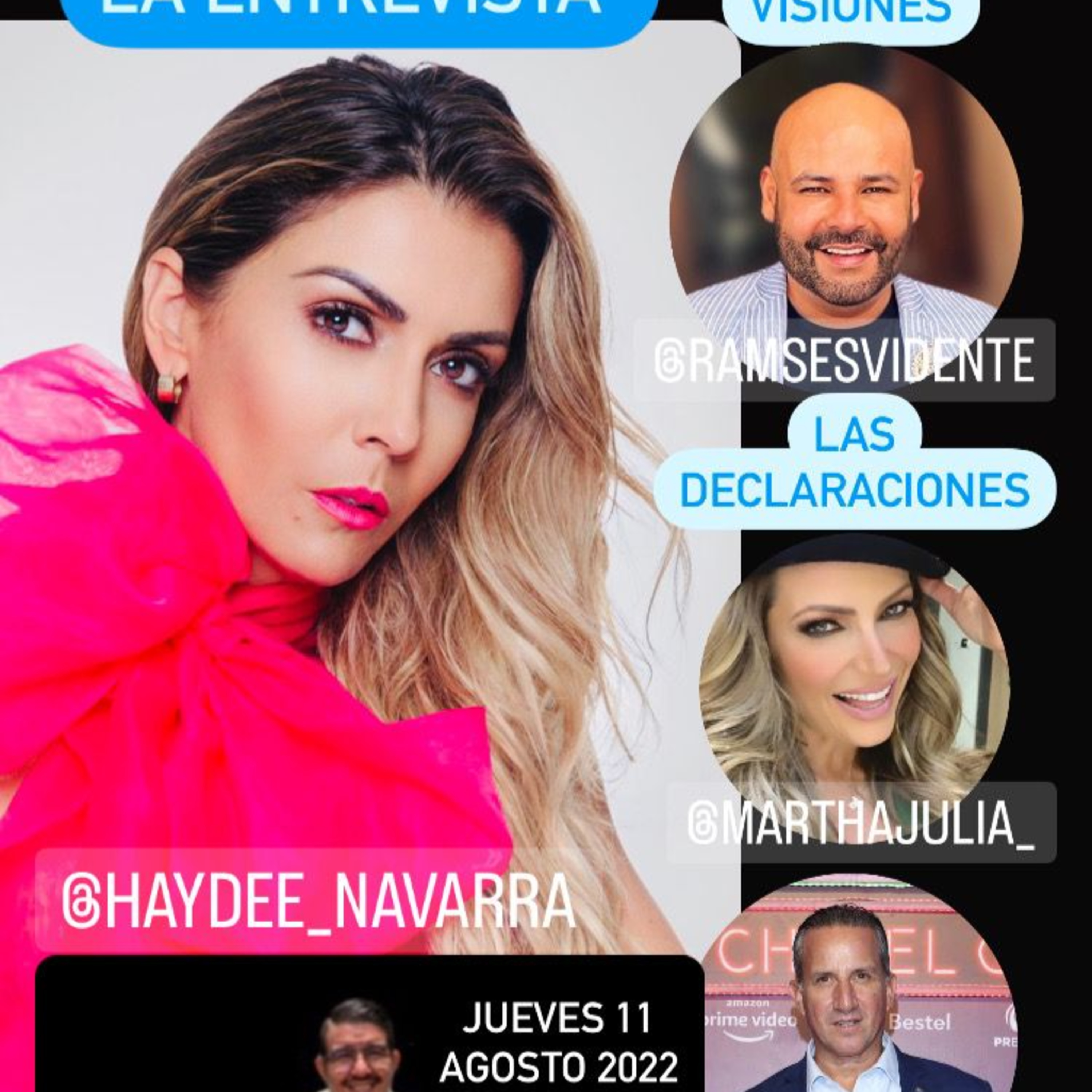 Fama VIP 11 Agosto 2022 Haydee Navarra Ramsés Martha Julia Plutarco Haza  episode artwork