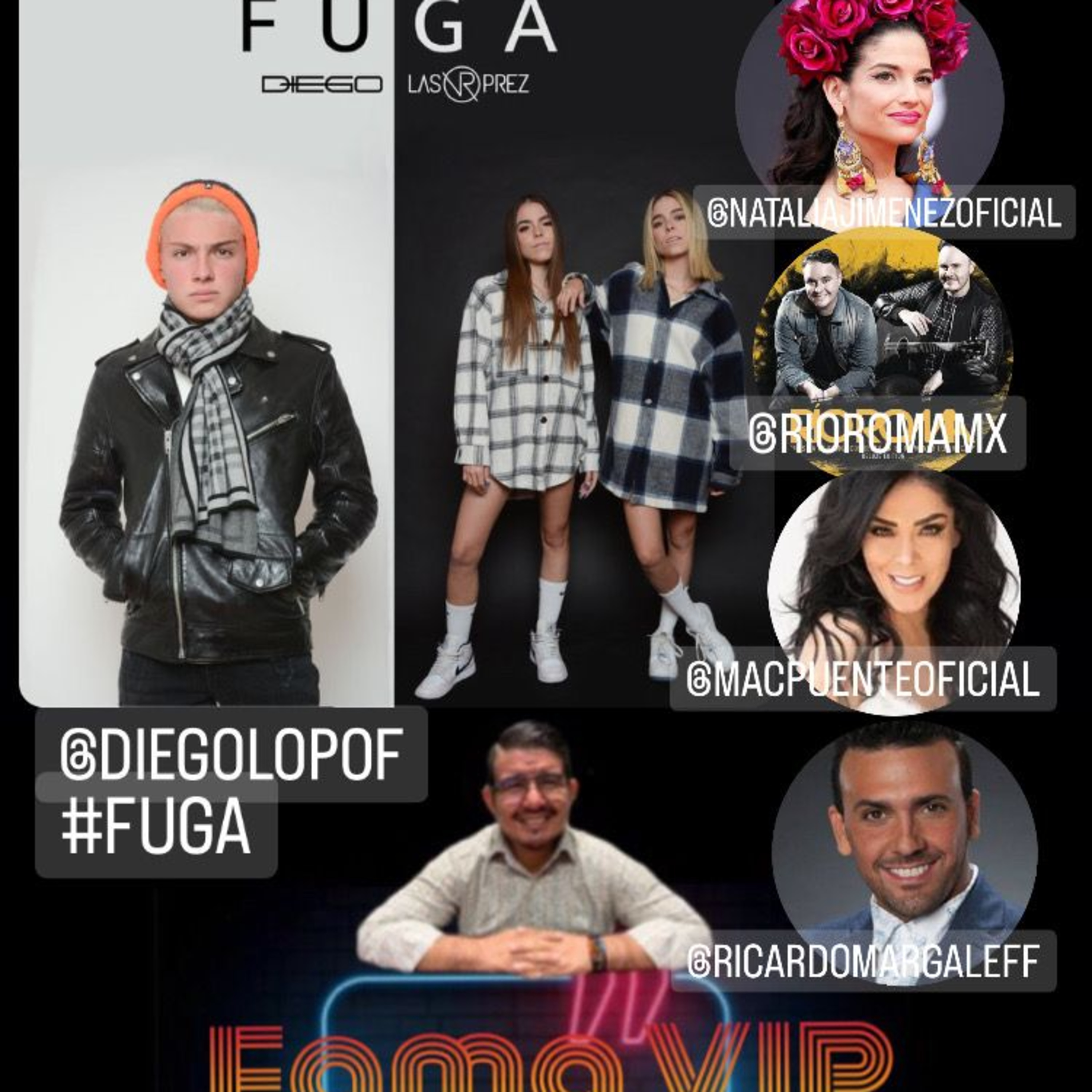 Fama VIP 15 Agosto 2022 Ricardo Margaleft RioRoma Natalia Jiménez Diego  episode artwork