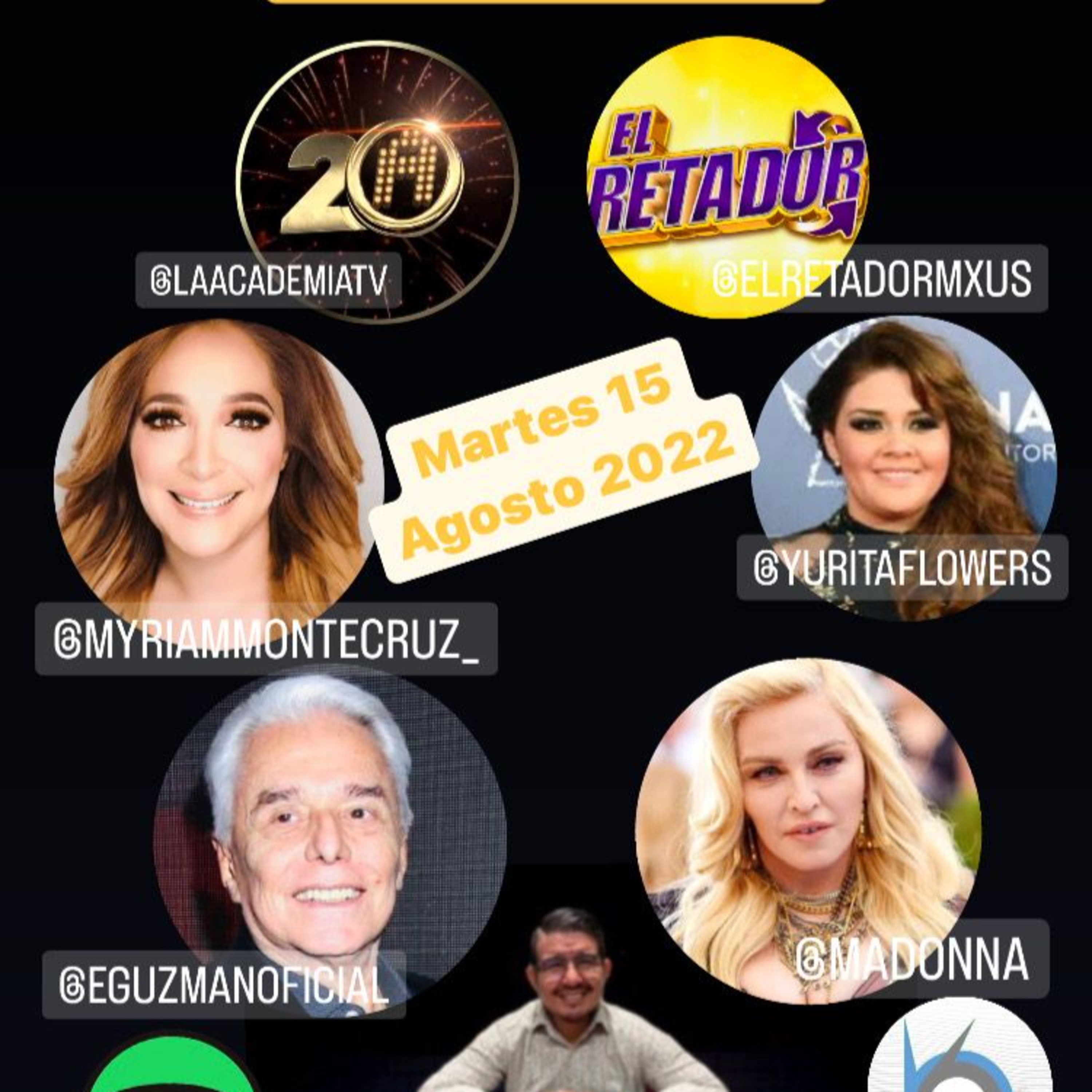 Fama VIP 16 Agosto 2022 La Academia El Retador Yuridia Myriam Madonna E episode artwork