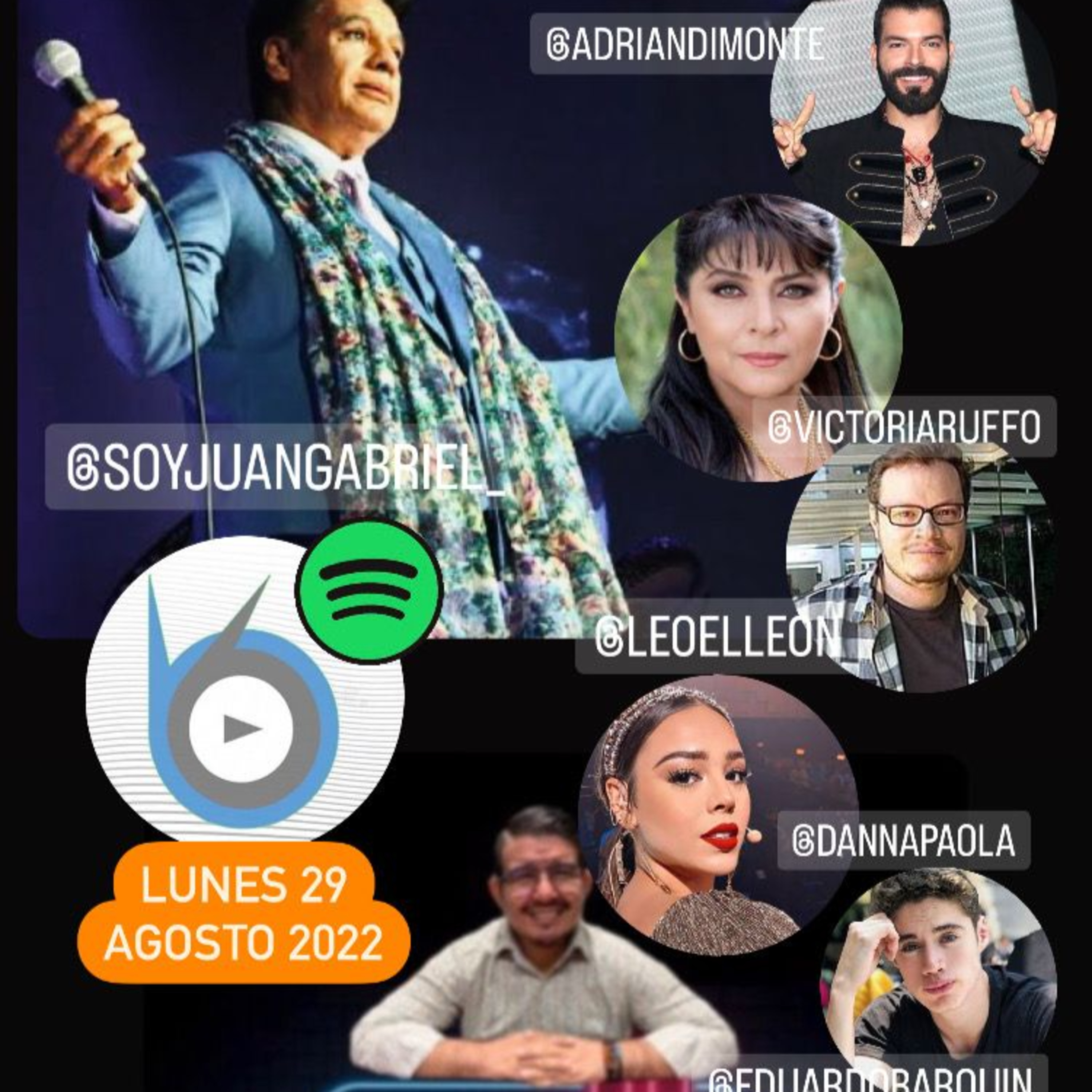 Fama VIP 29 Agosto 2022 Eduardo B Adrián DiMonte Vicky Ruffo Danna P JG episode artwork