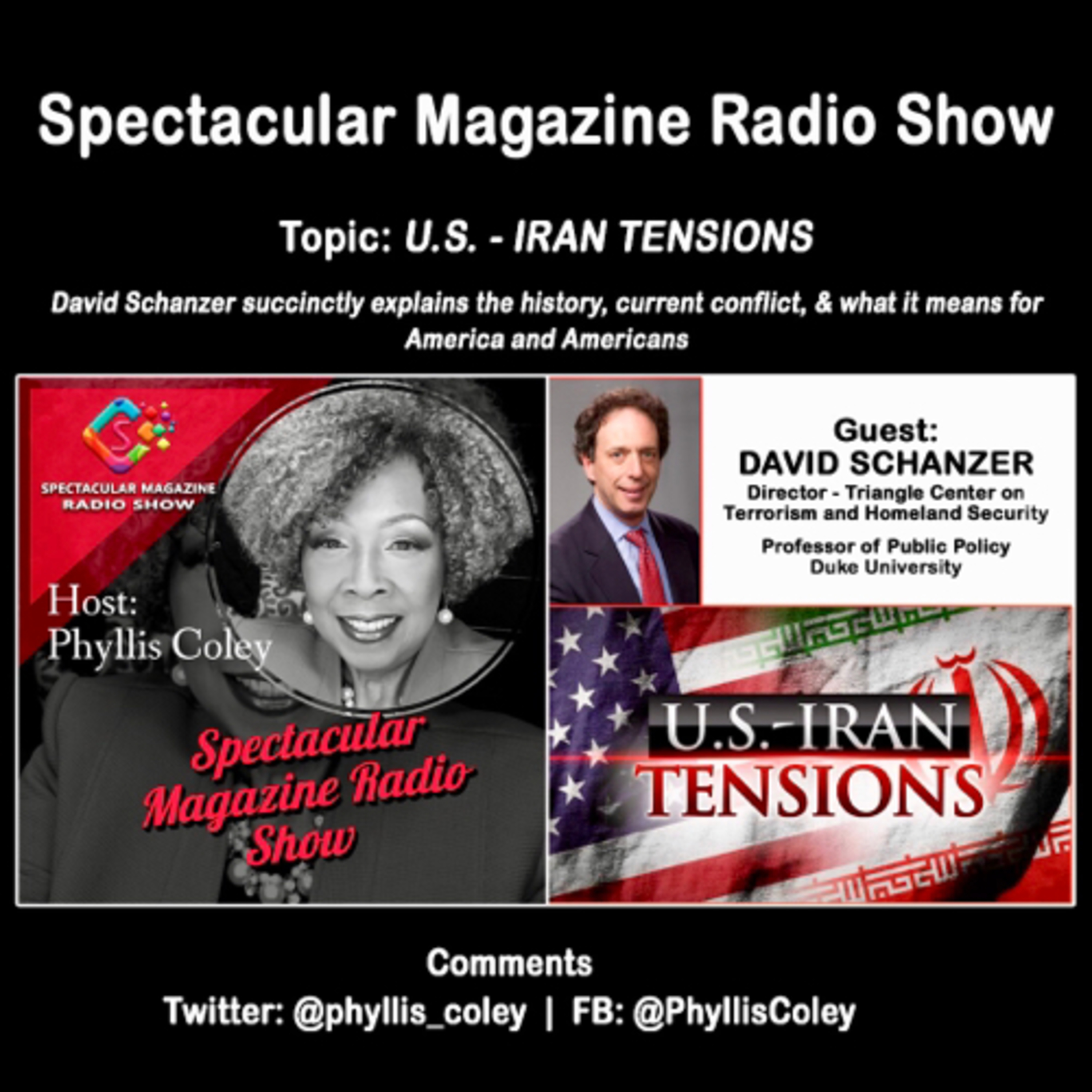 Spectacular Mag Radio Show: U.S. - Iran Tensions