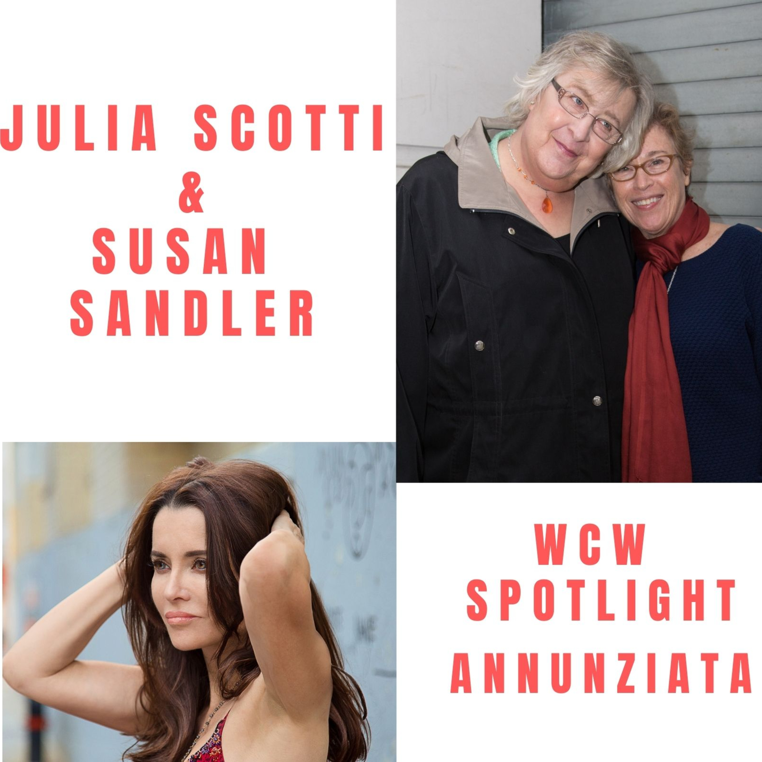 Celebrating Pride with Comedian Julia Scotti & Director Susan Sandler & WCW Spotlight Annunziata episode artwork