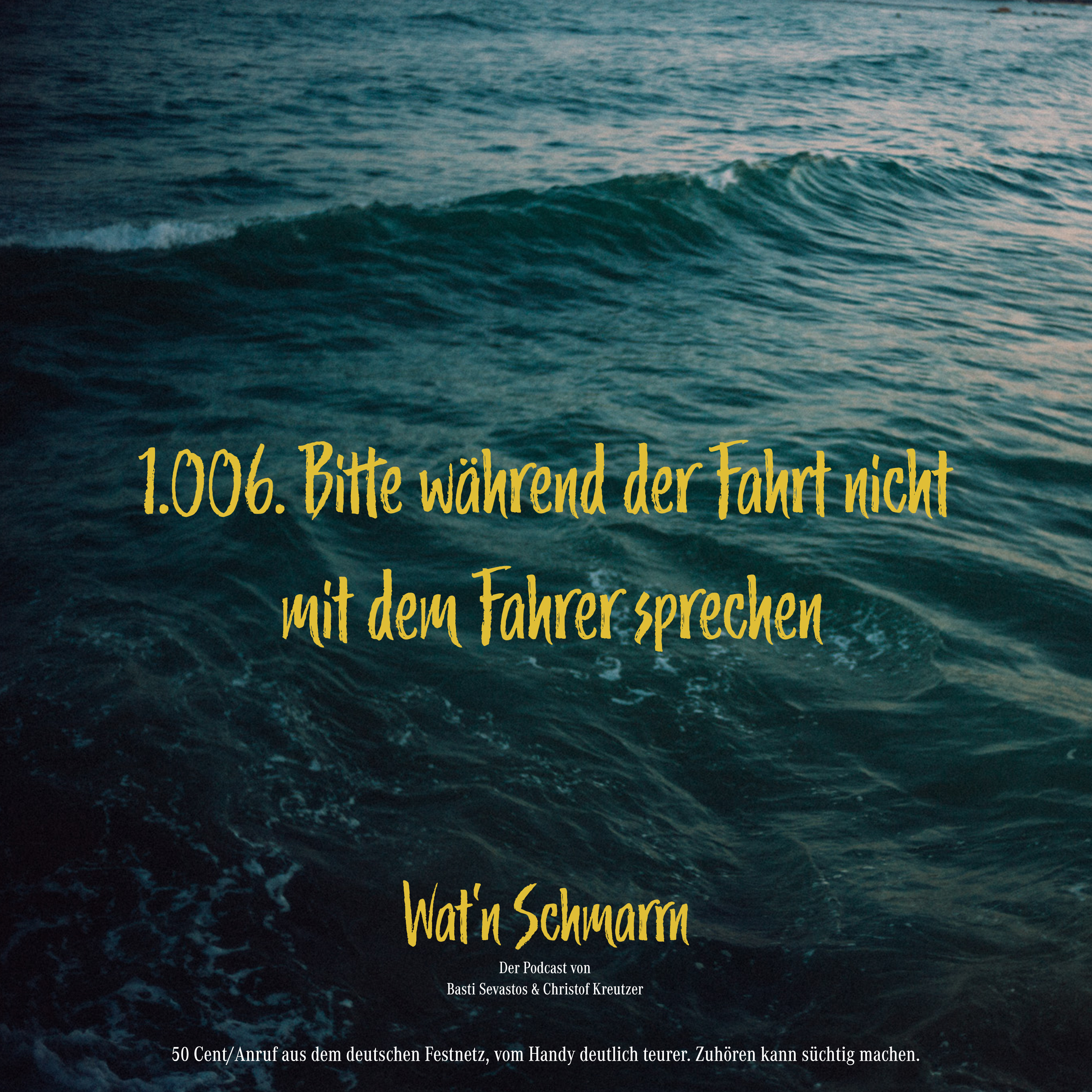 1.006. Bitte während der Fahrt nicht mit dem Fahrer sprechen.