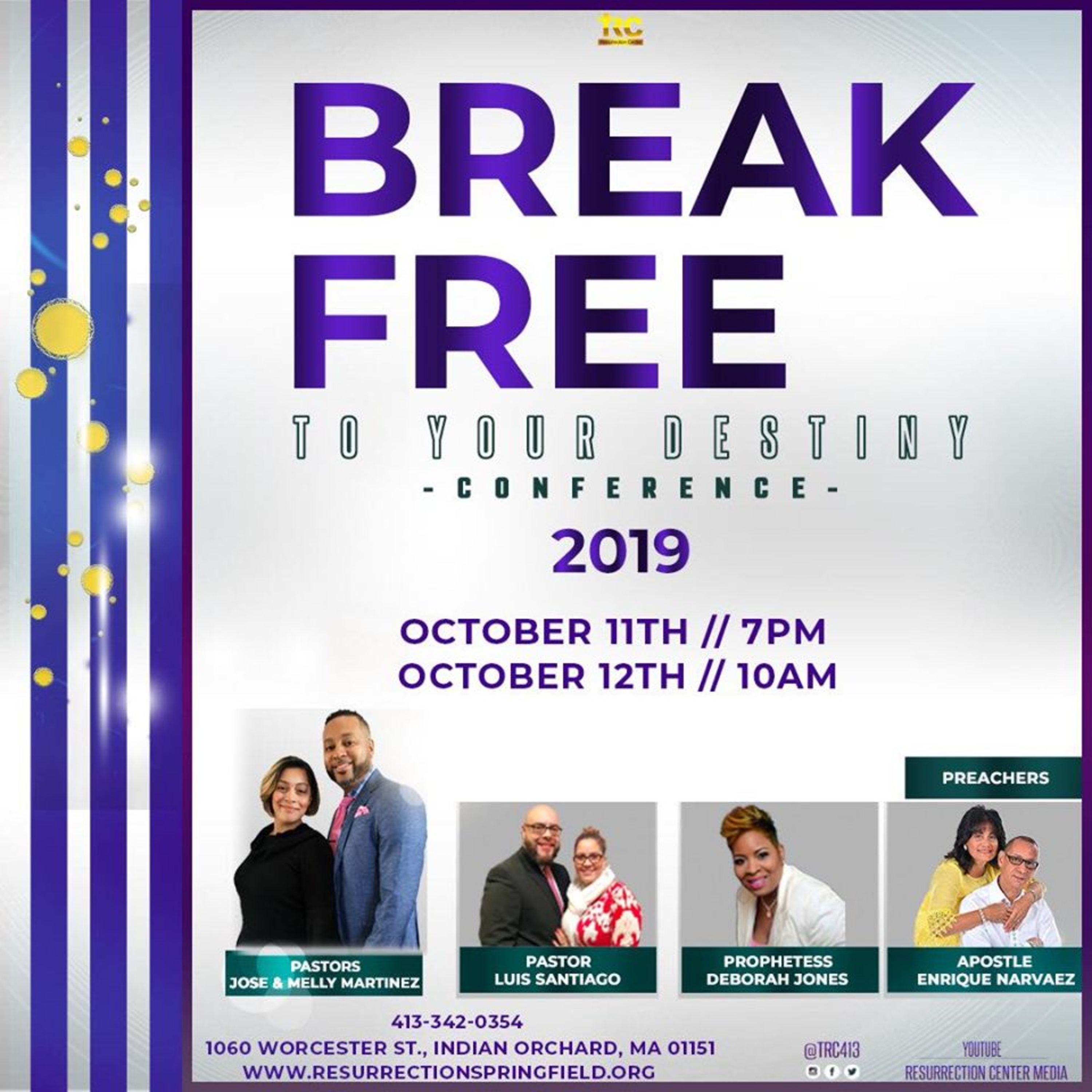 Resurrection Center of Springfield, Massachusetts in USA