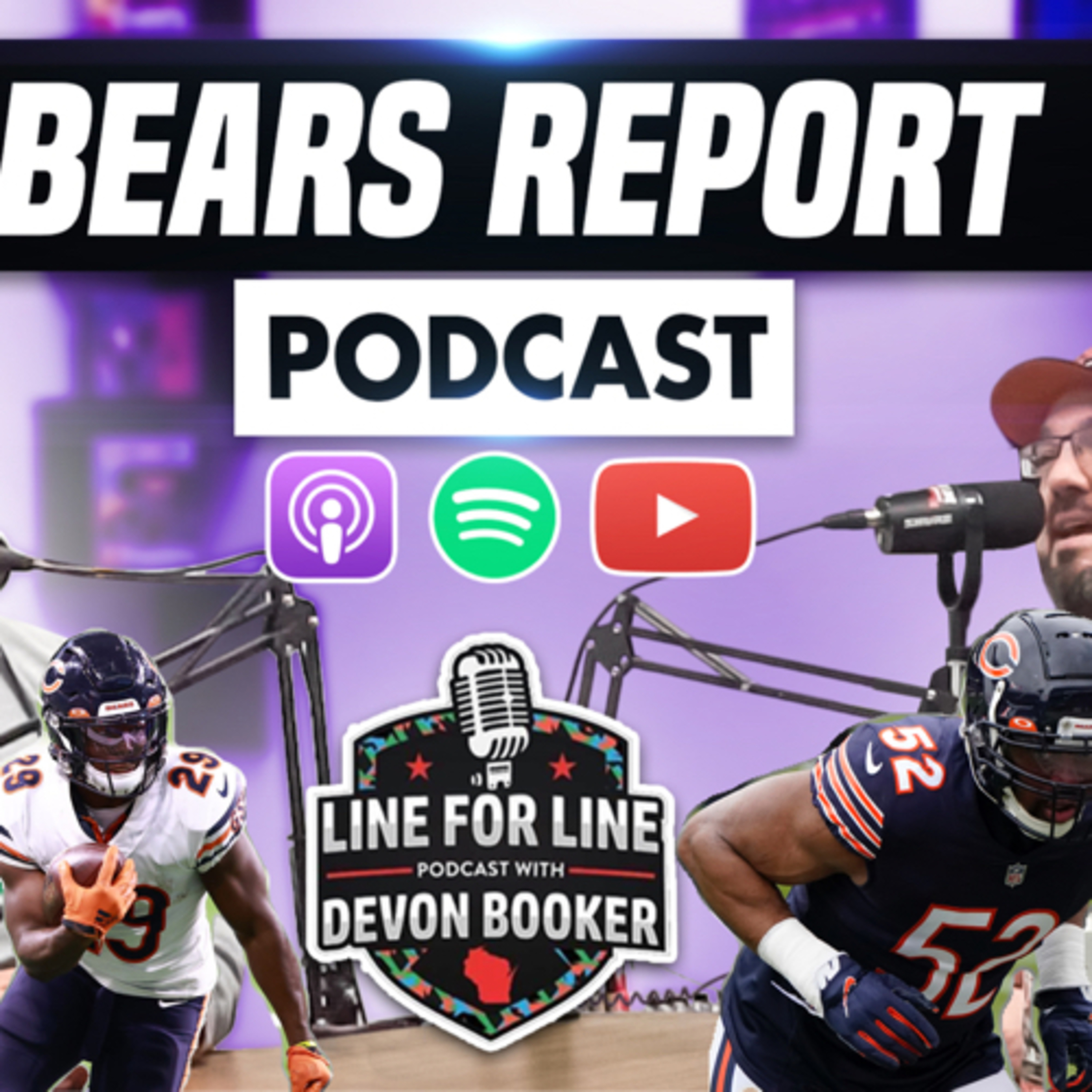 Bears Report FT Lester Wiltfong: Khalil Mack trade, Tarik Cohen cut?, Eddie a Goldman & more.  episode artwork