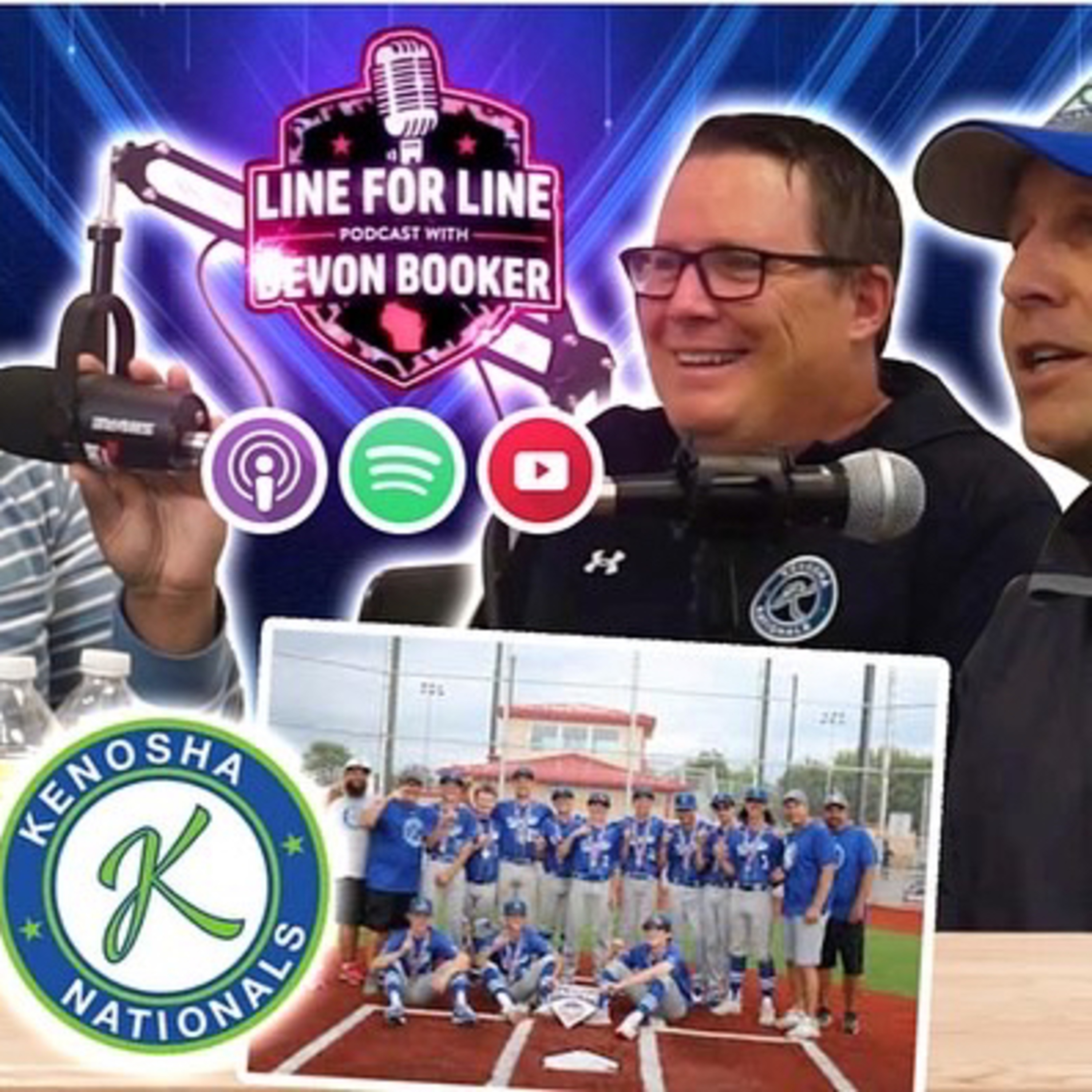 The Brett D & Bob S Interview: Kenosha Nationals, travel baseball, family atmosphere & more.  episode artwork