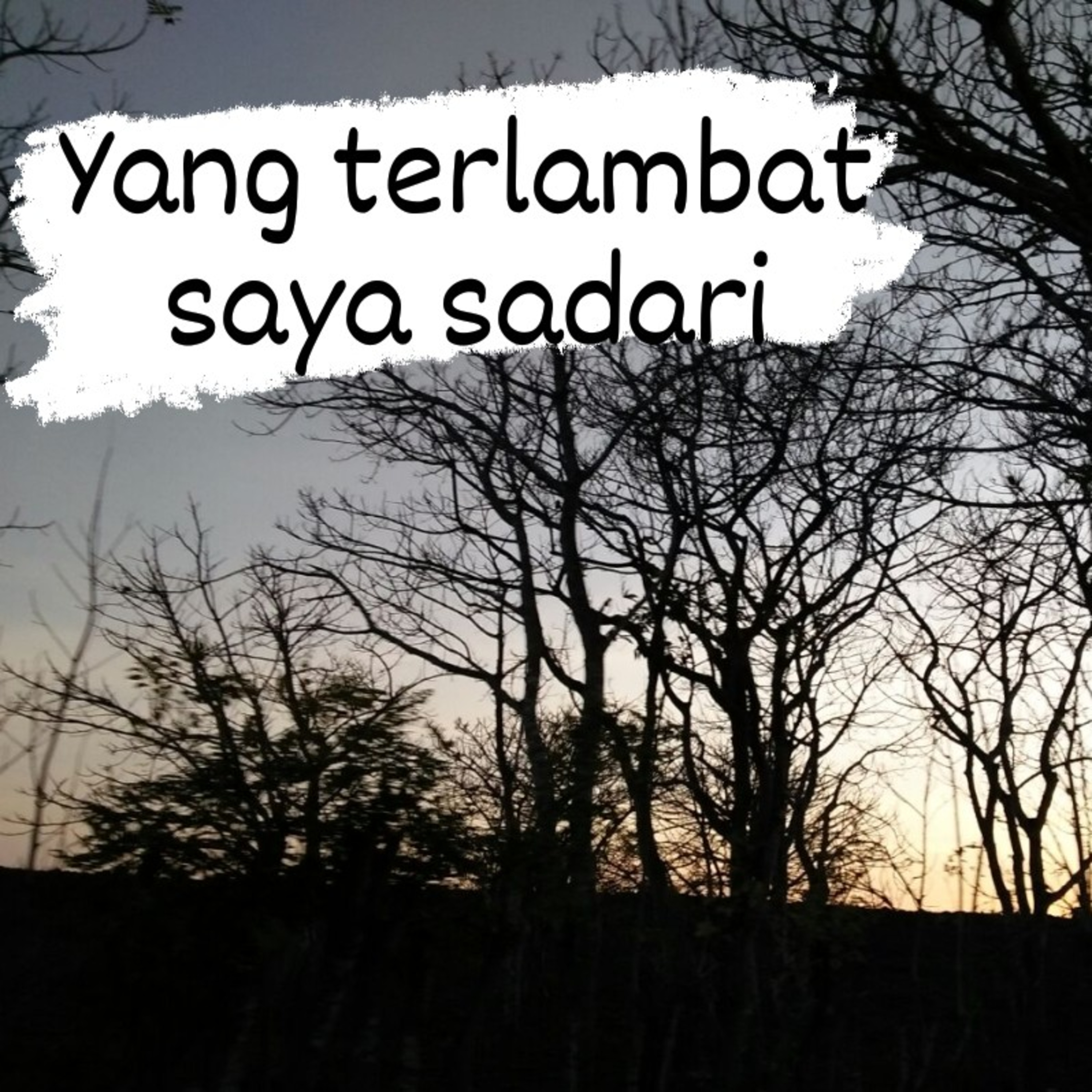 yang terlambat saya sadari episode artwork