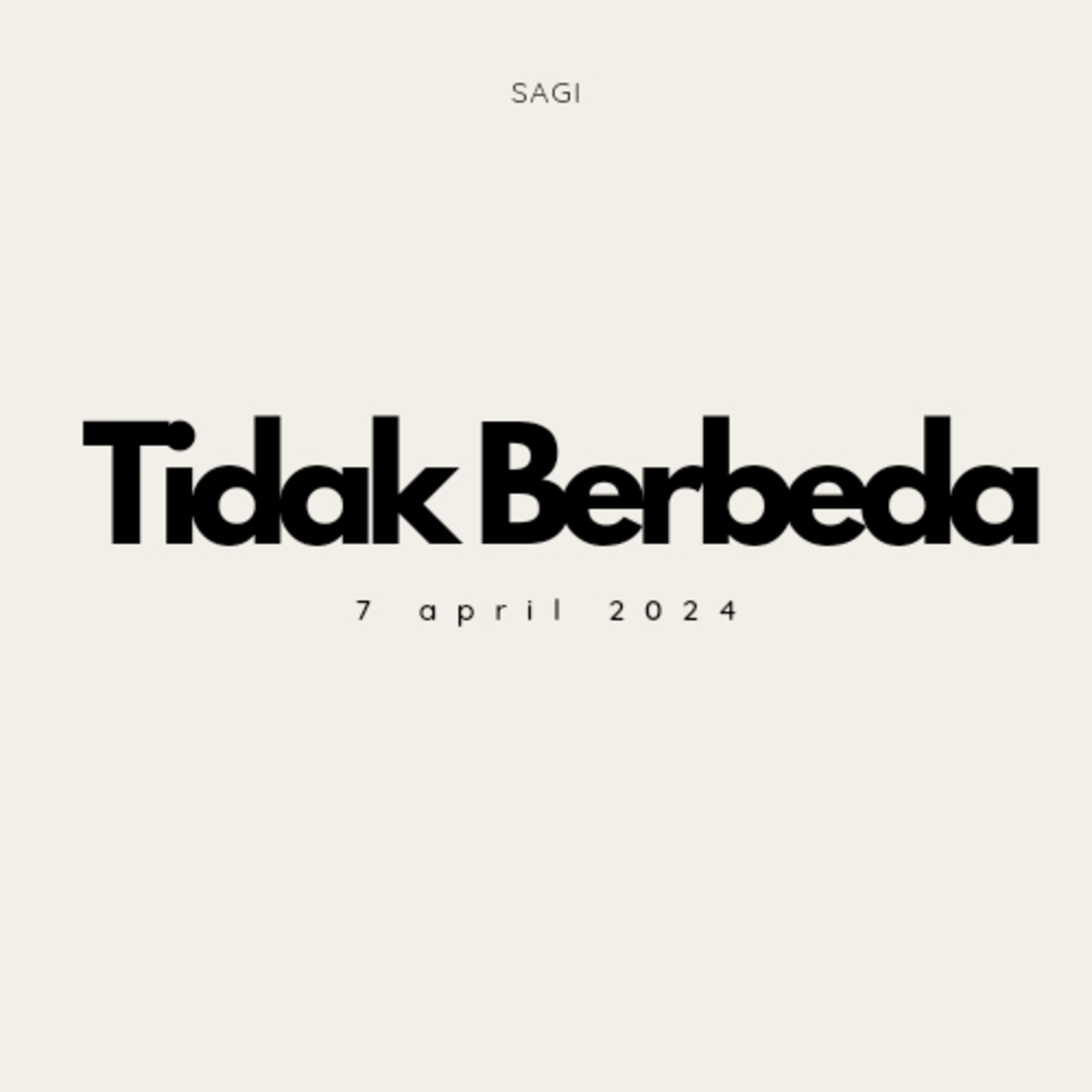 Tidak berbeda part 1