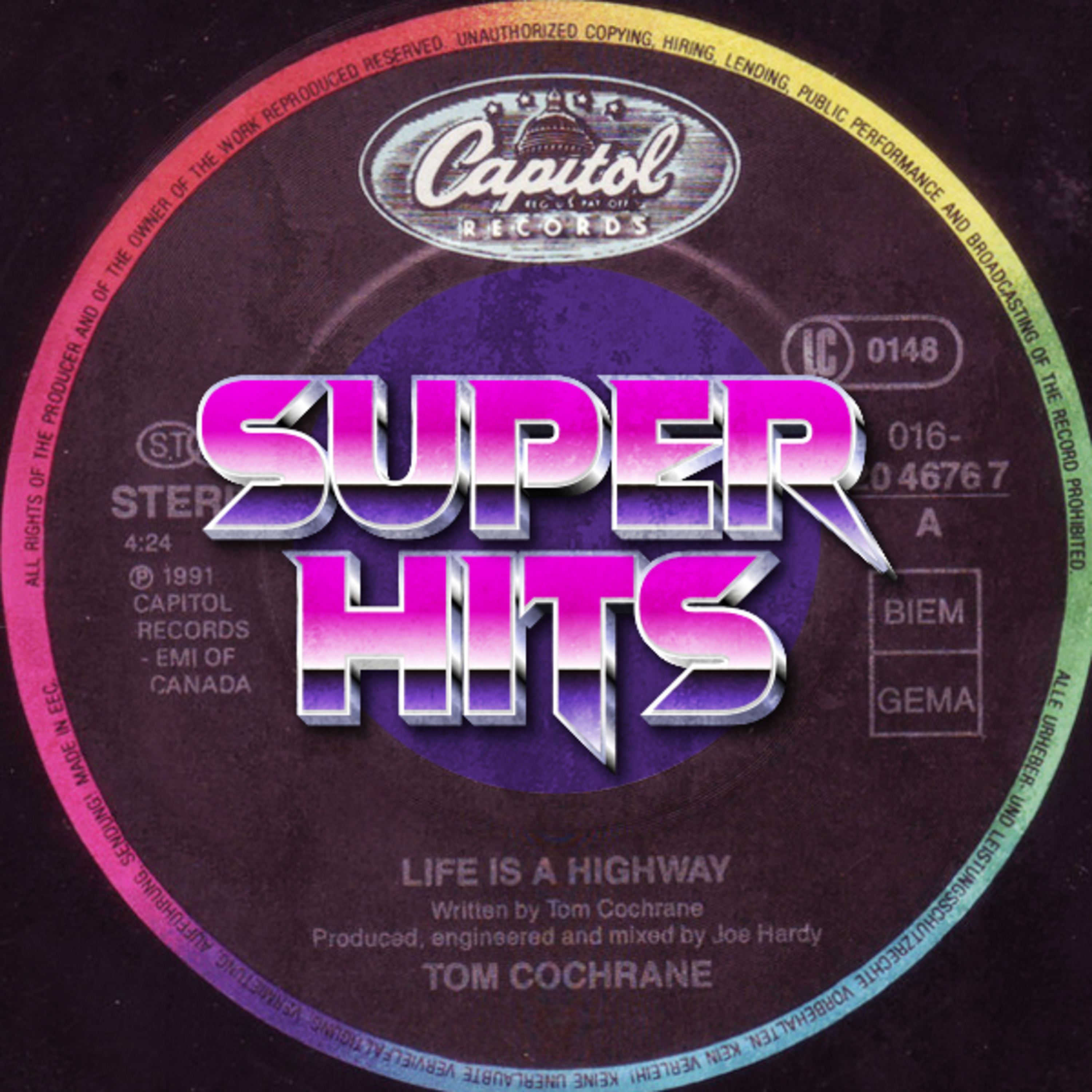 Episode 76: Life Is A Highway by Tom Cochrane episode artwork