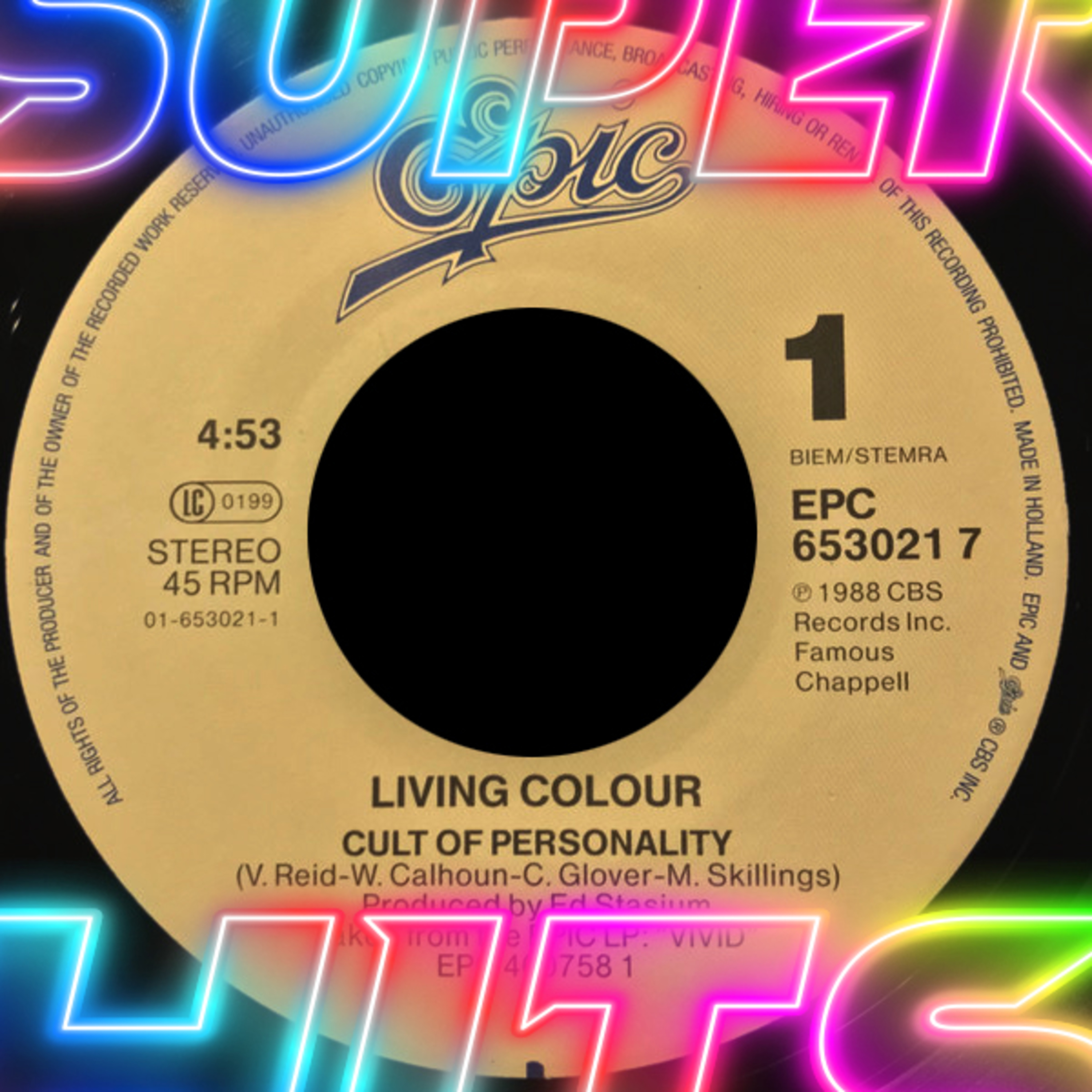 Episode 103: Cult Of Personality by Living Colour episode artwork