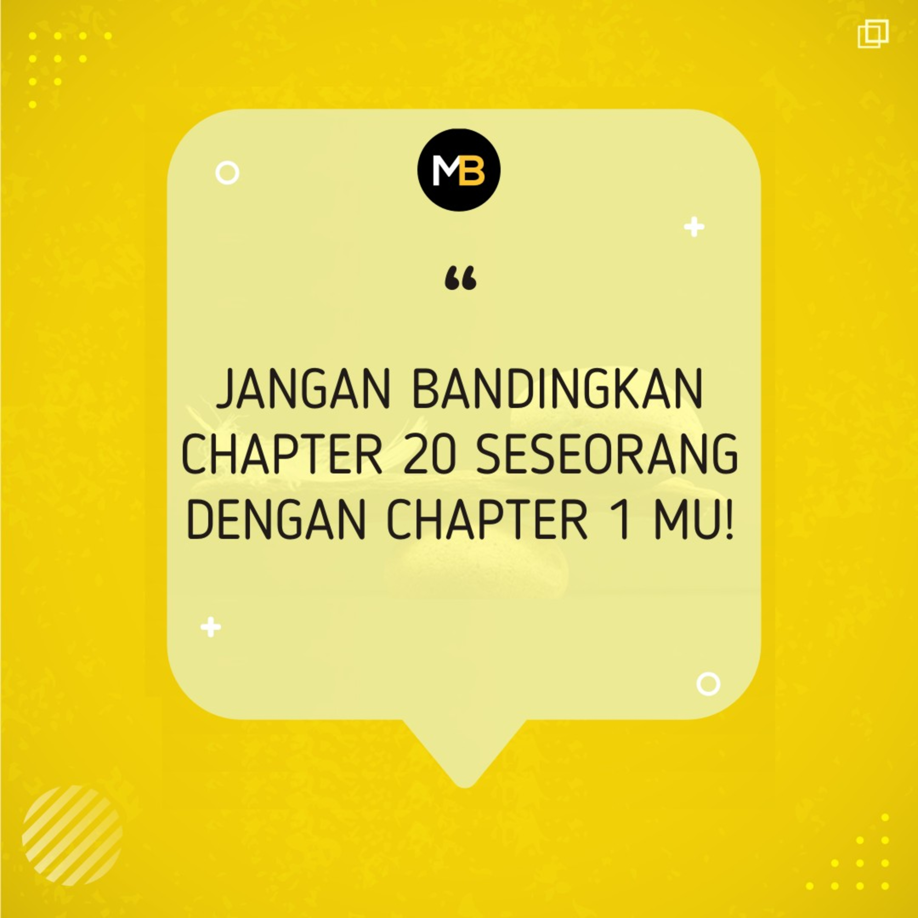Jangan Bandingkan Chapter 20 Seseorang dengan Chapter 1 Mu! episode artwork