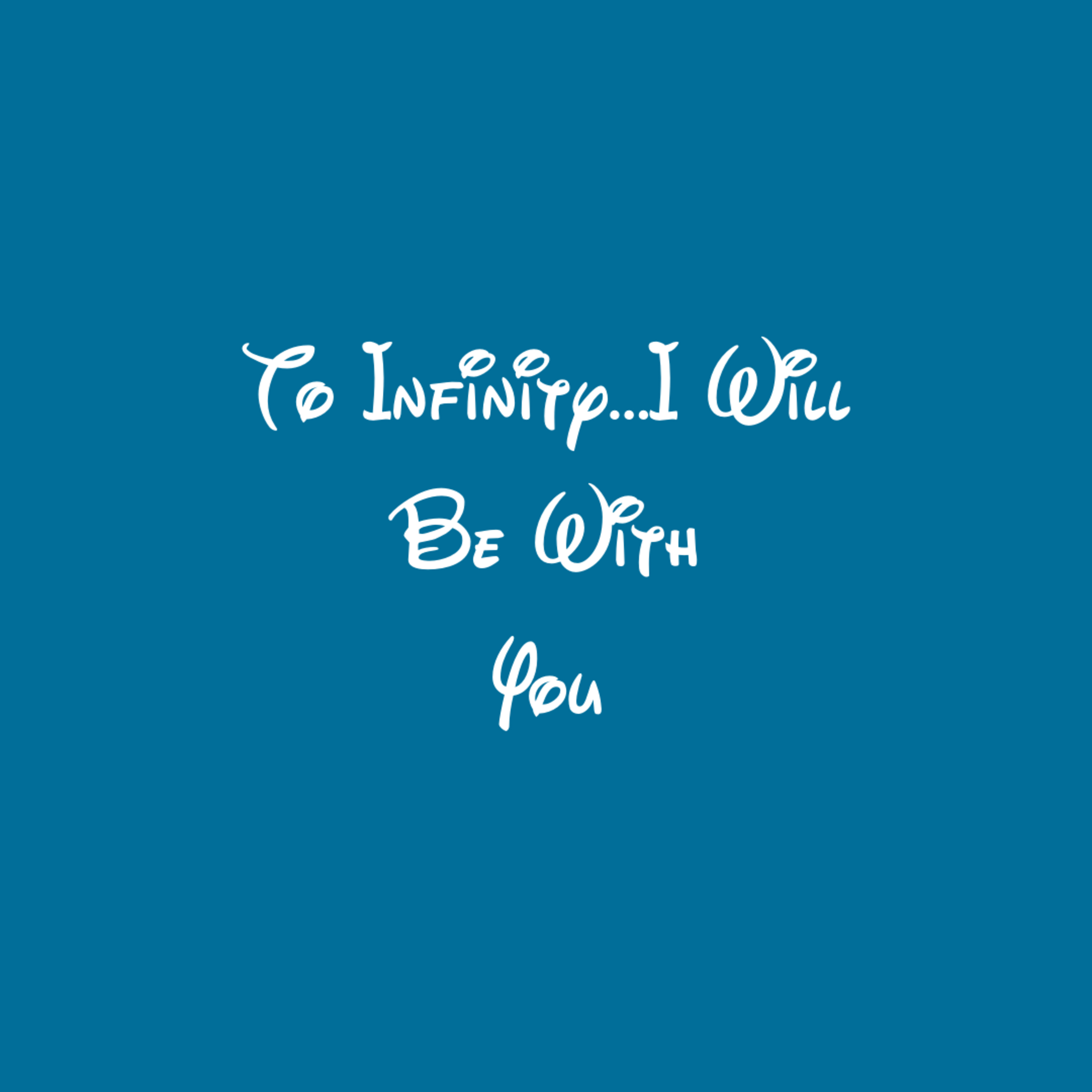 To Infinity…I WILL BE WITH YOU episode artwork