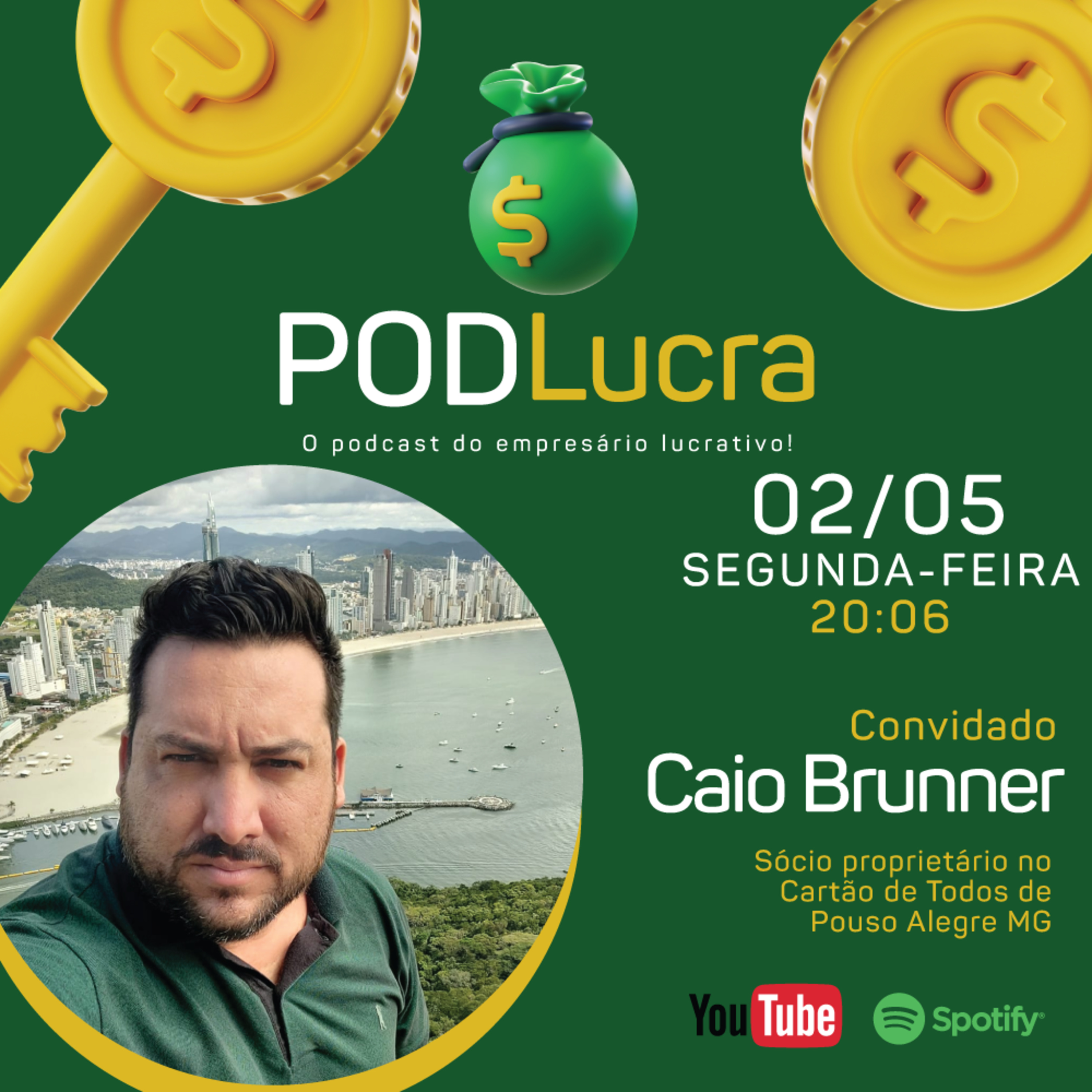 Podlucrar - O podcast do empresário lucrativo - #12 - Caio Brunner episode artwork