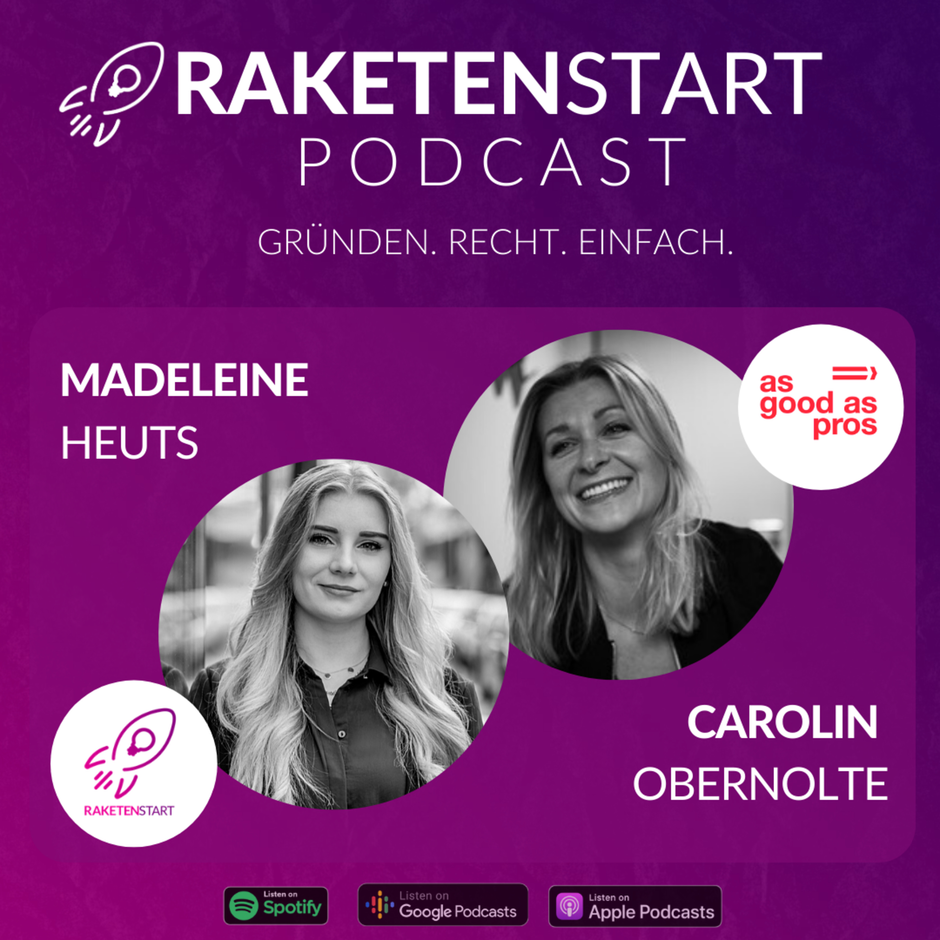 RAKETENSTART - Rechtliche Tipps und Learnings von und für GründerInnen, Startups und Unternehmen