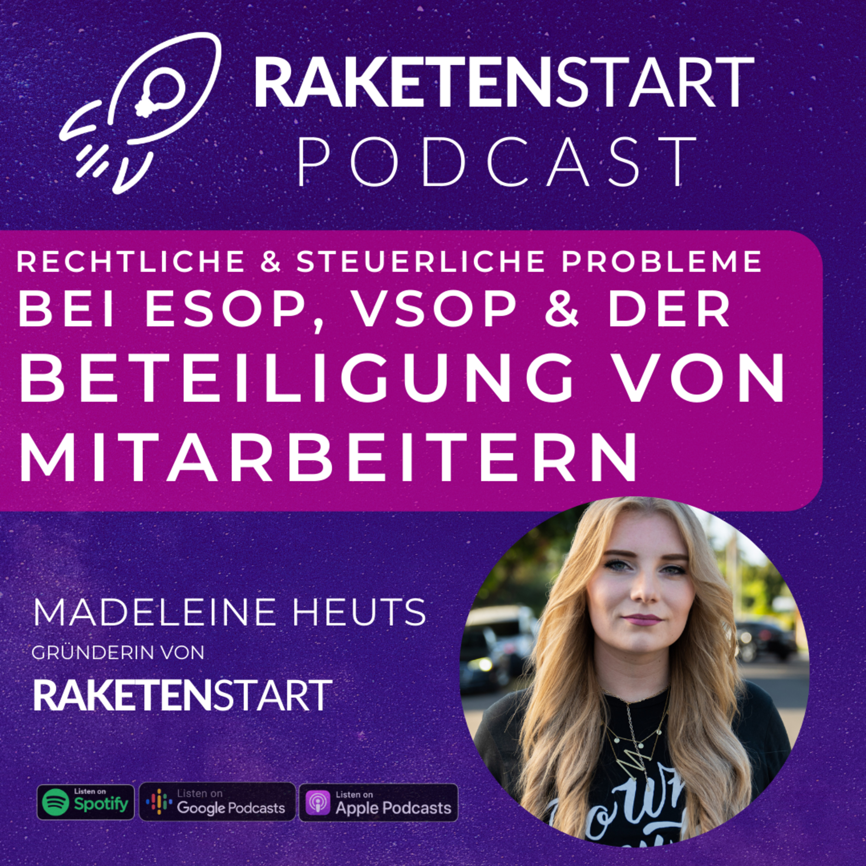 RAKETENSTART - Rechtliche Tipps und Learnings von und für GründerInnen, Startups und Unternehmen