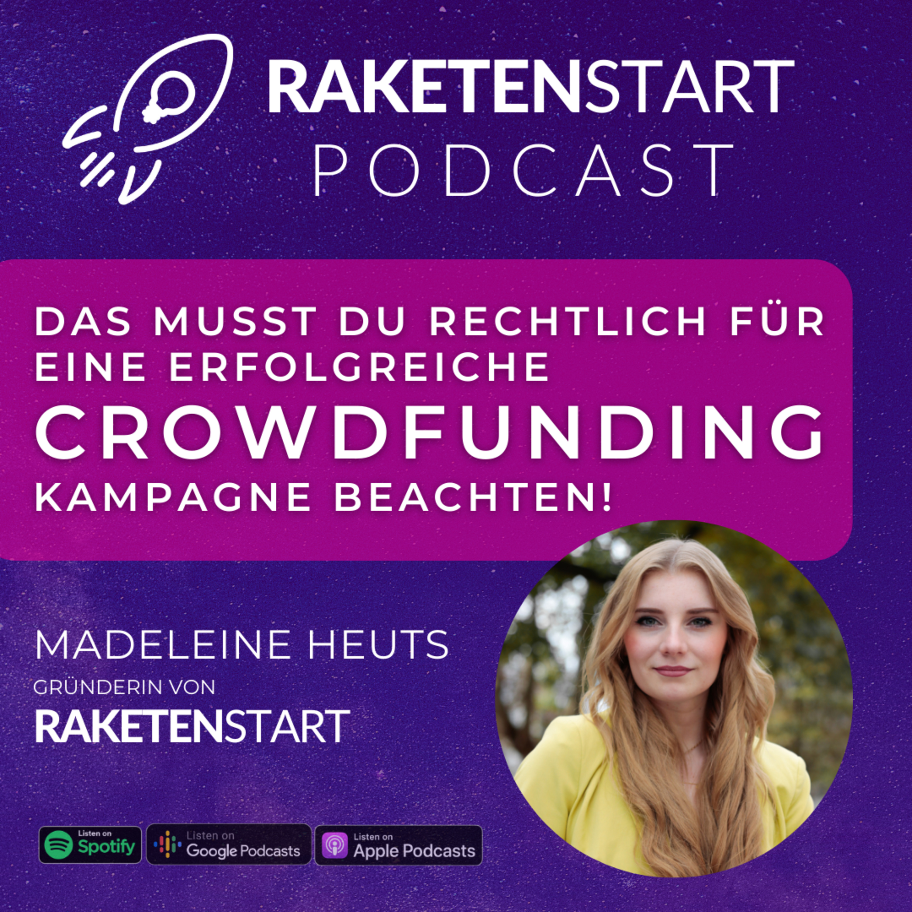 RAKETENSTART - Rechtliche Tipps und Learnings von und für GründerInnen, Startups und Unternehmen
