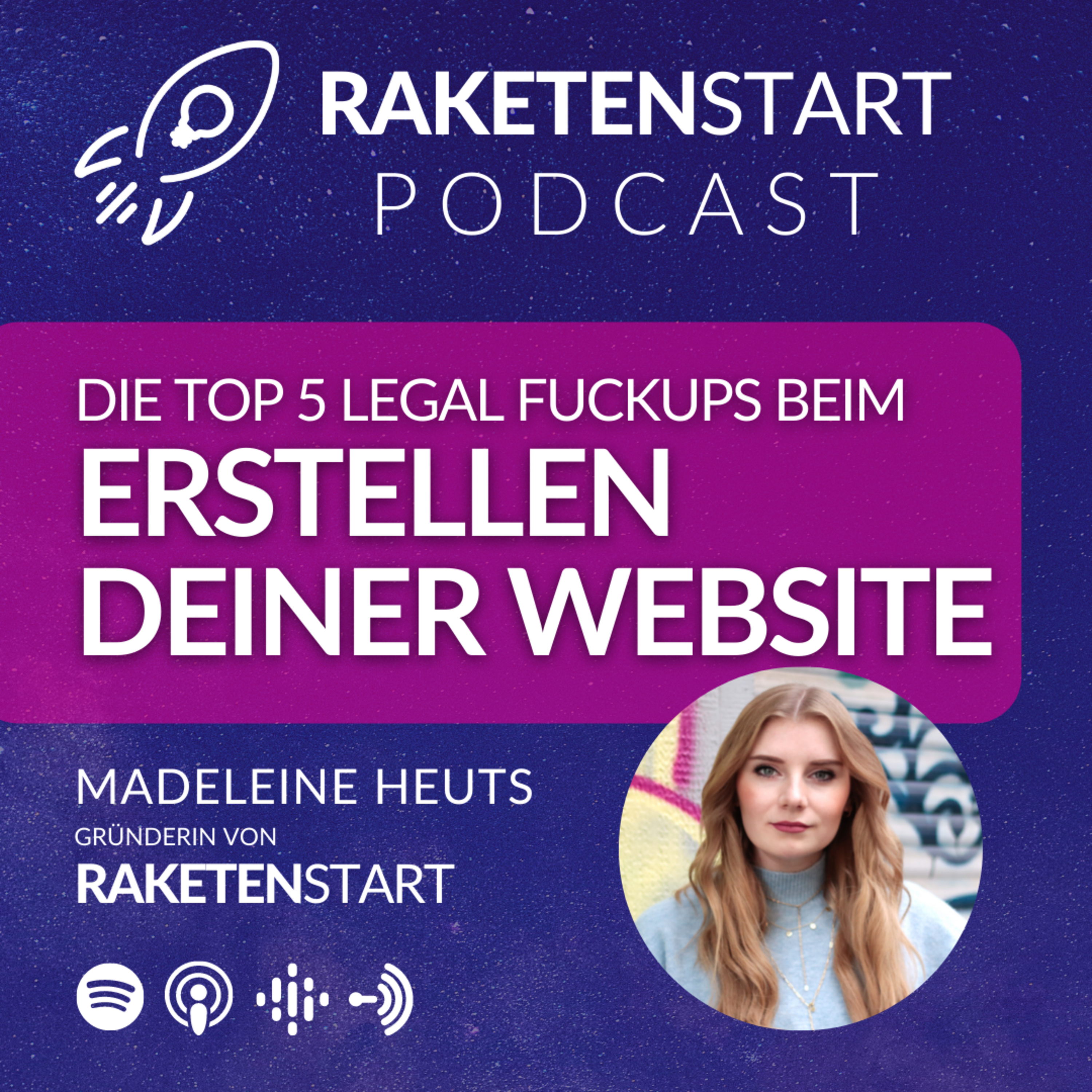 RAKETENSTART - Rechtliche Tipps und Learnings von und für GründerInnen, Startups und Unternehmen