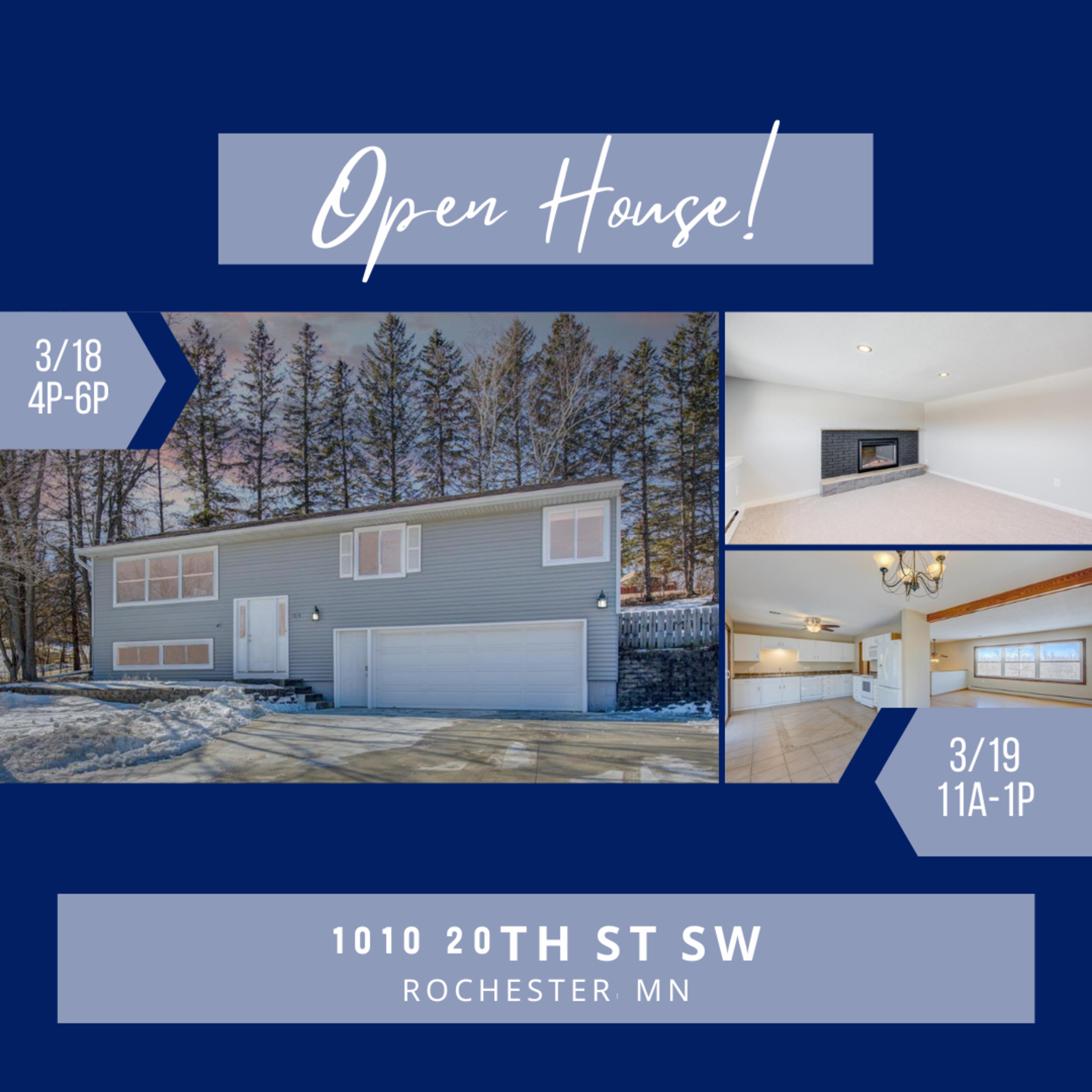 Open House in SW Rochester This Weekend! 1010 20th St SW