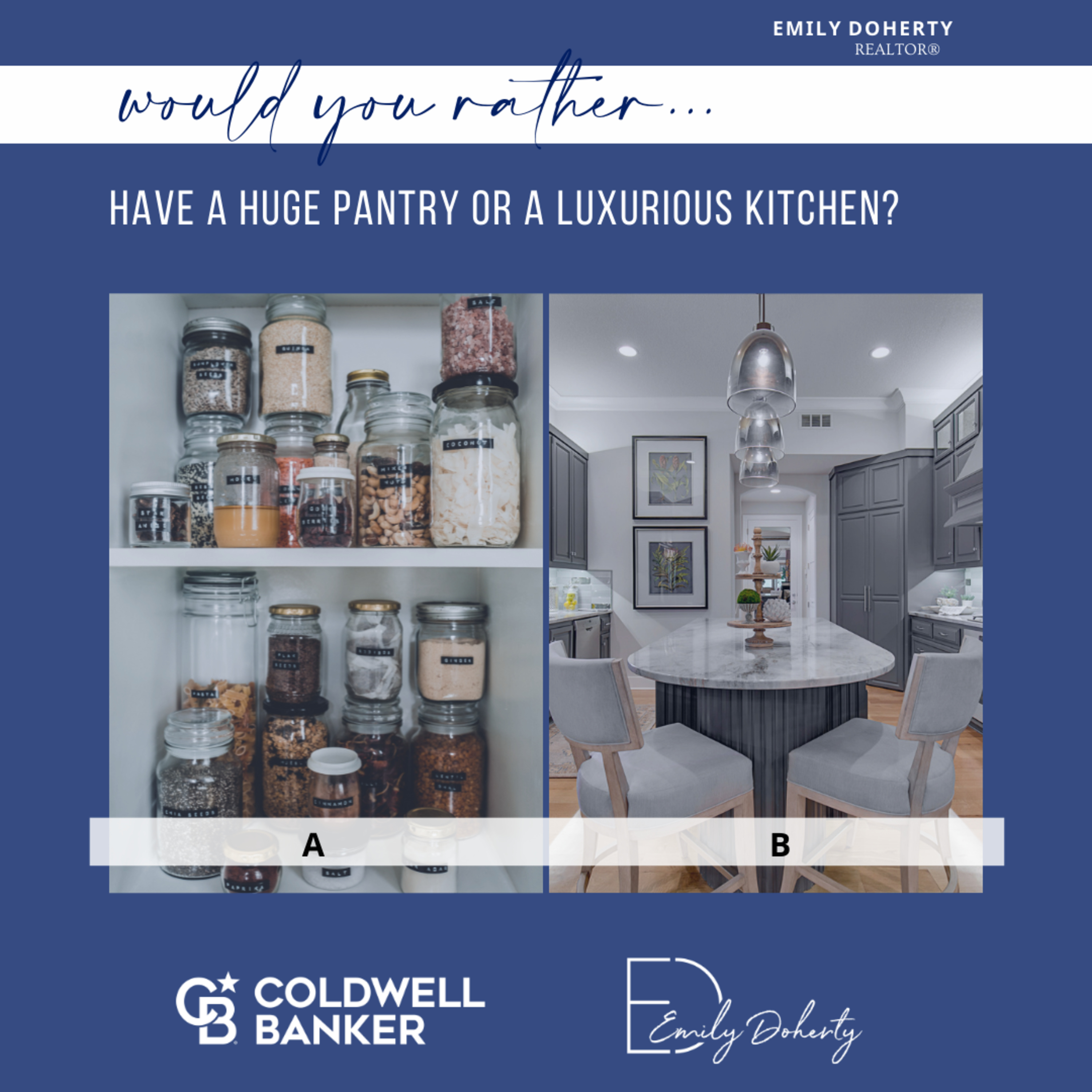 Would You Rather? Kitchen vs. Pantry