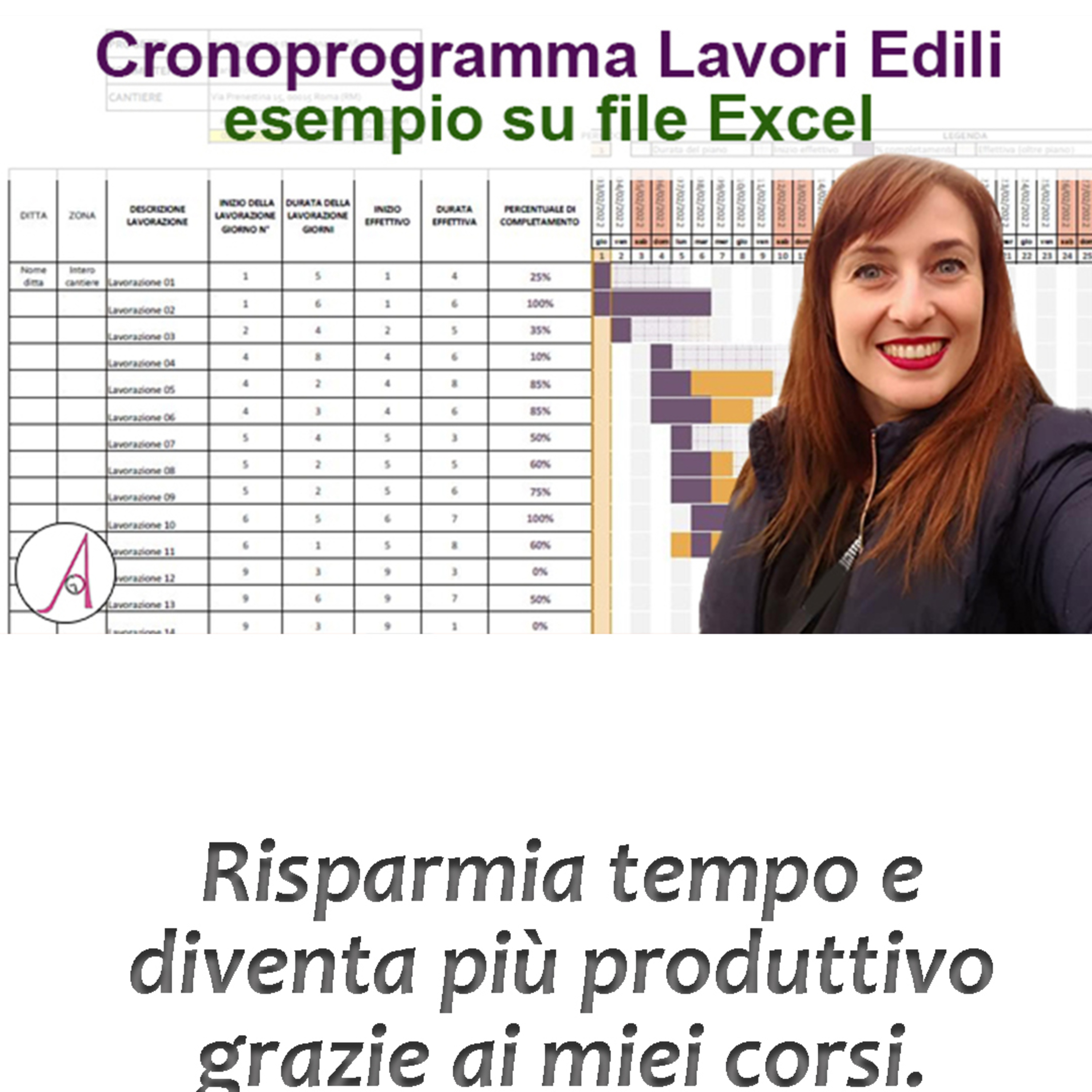 EP 129 - Cronoprogramma Lavori Edili esempio su file Excel episode artwork