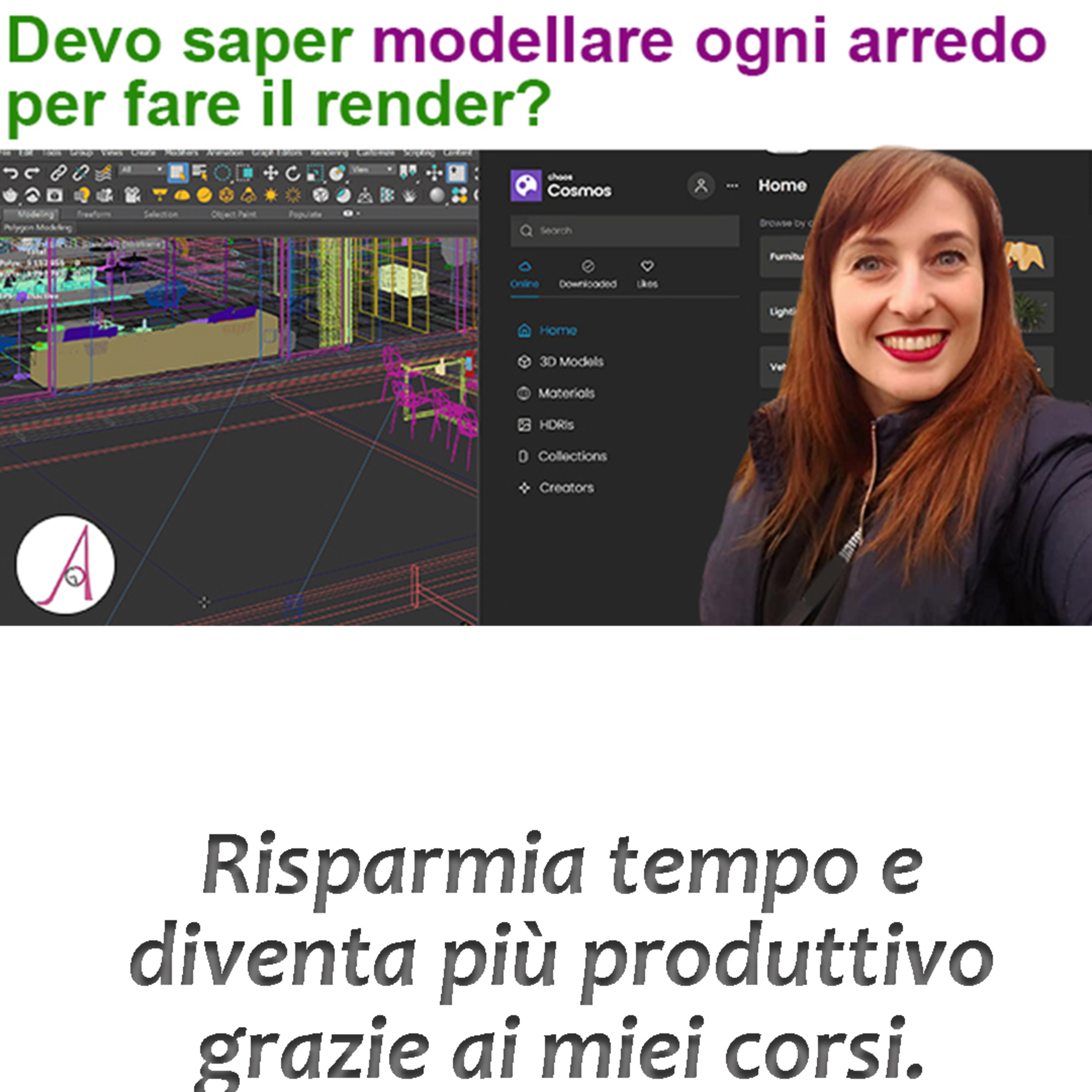 EP 140 - Devo saper modellare ogni arredo per fare il render? episode artwork