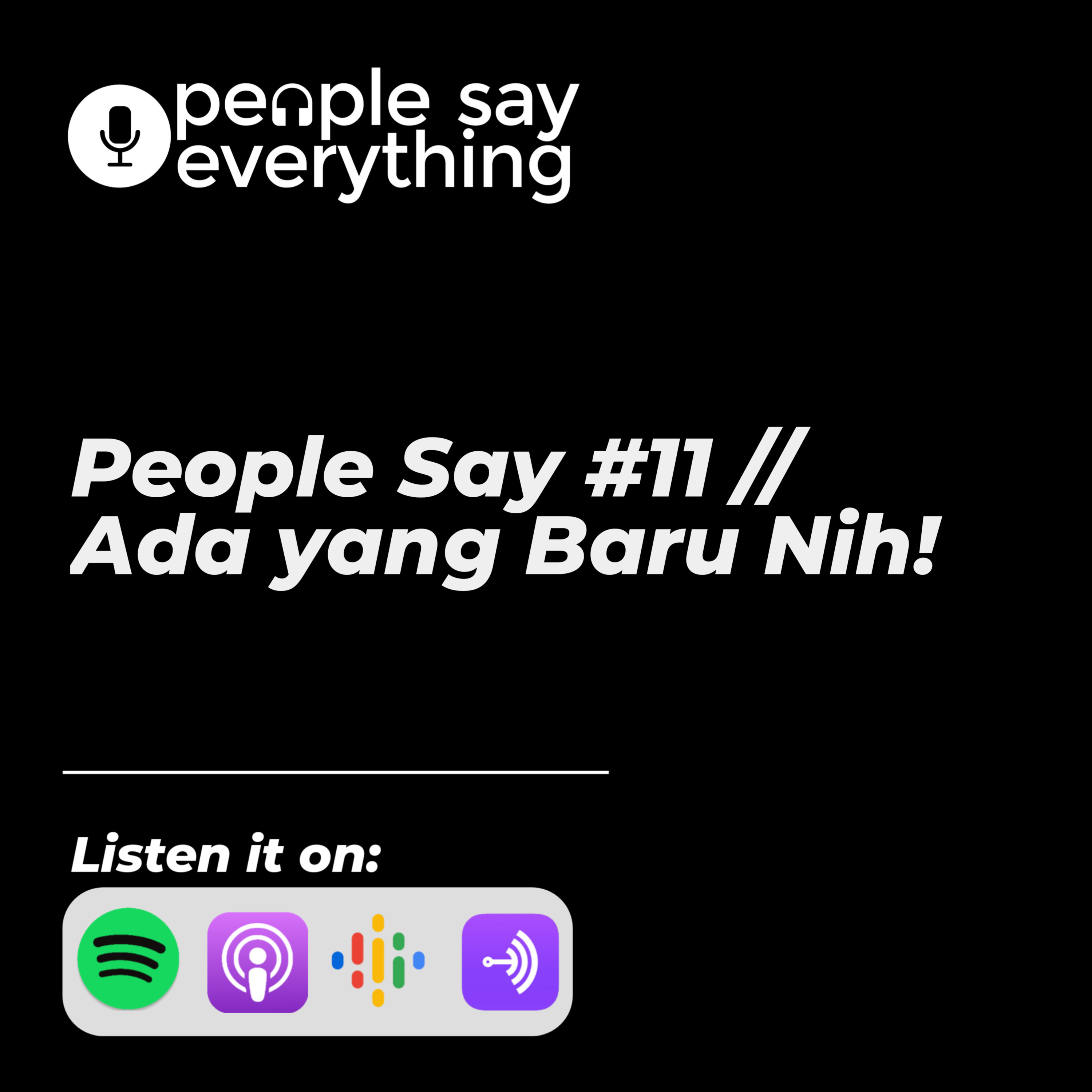 people say everything