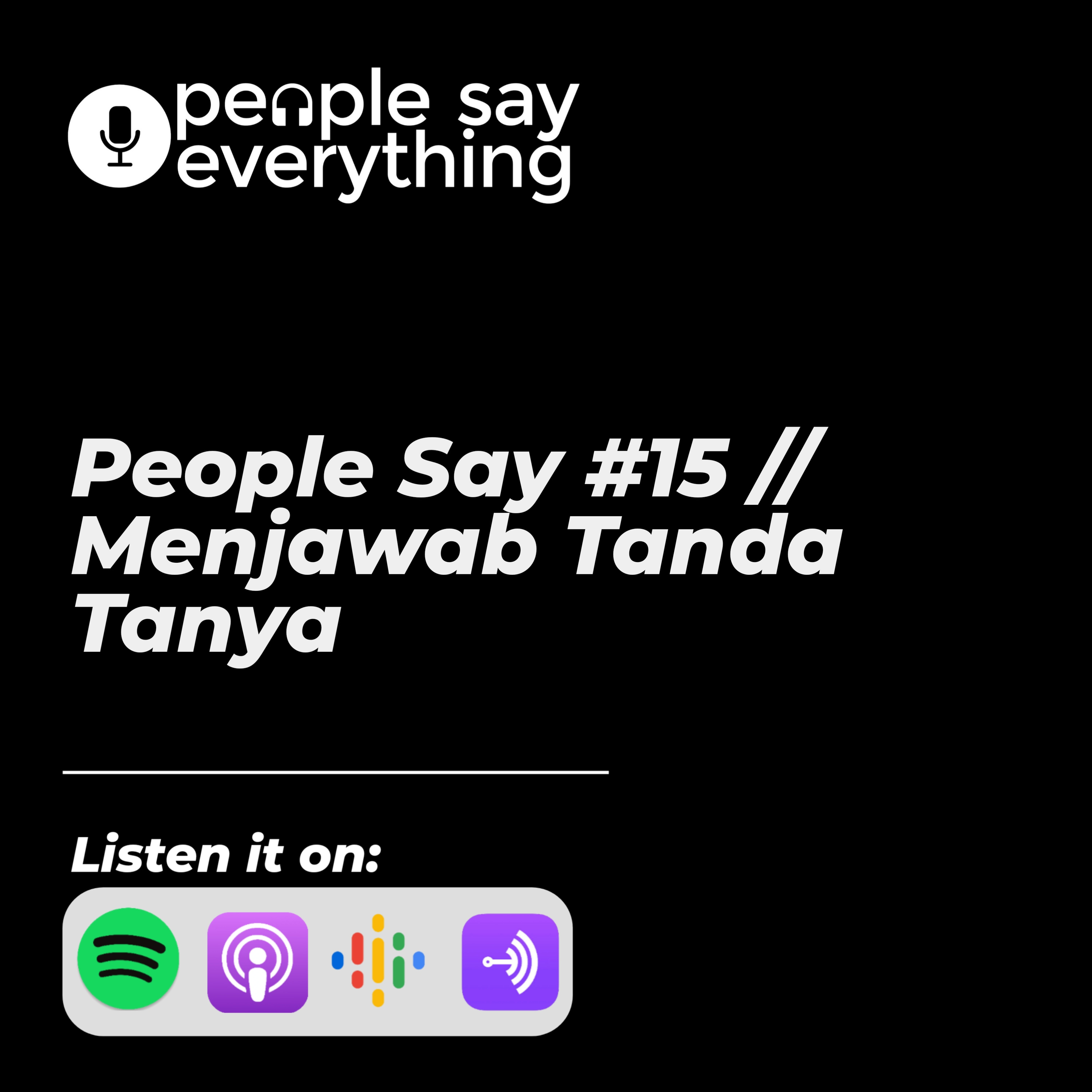 people say everything