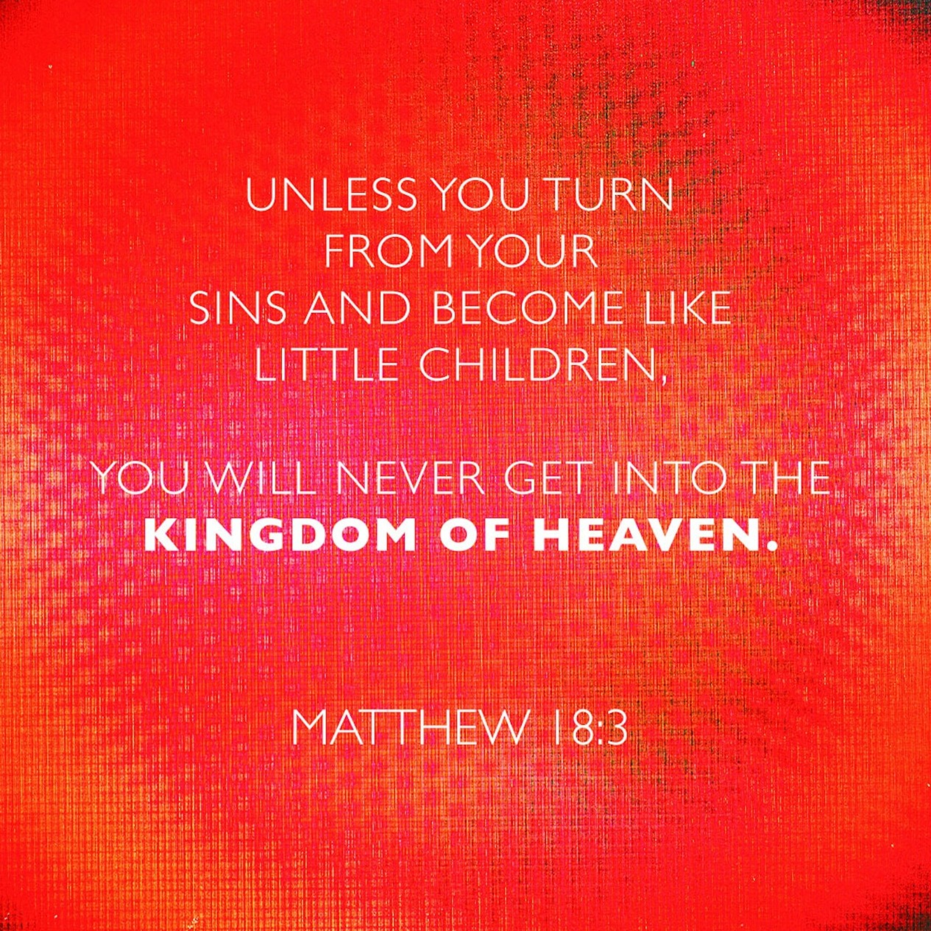 Matthew 18:3-5 episode artwork