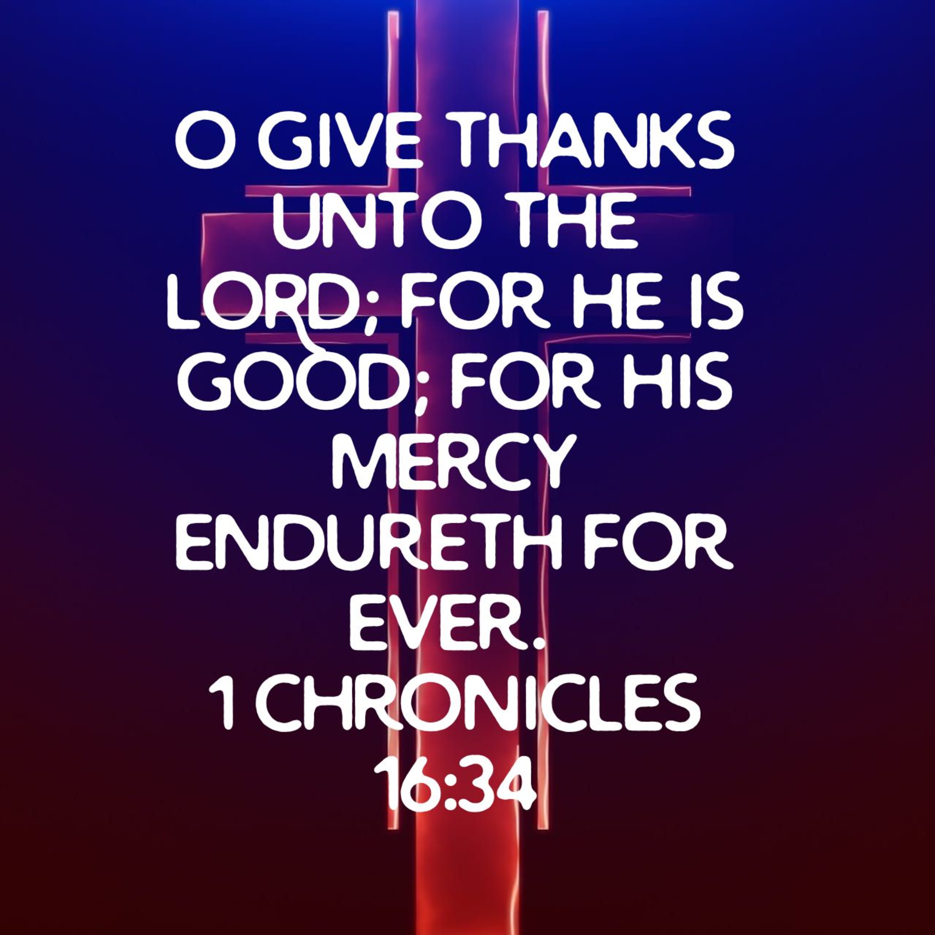 1 Chronicles 16:34 episode artwork