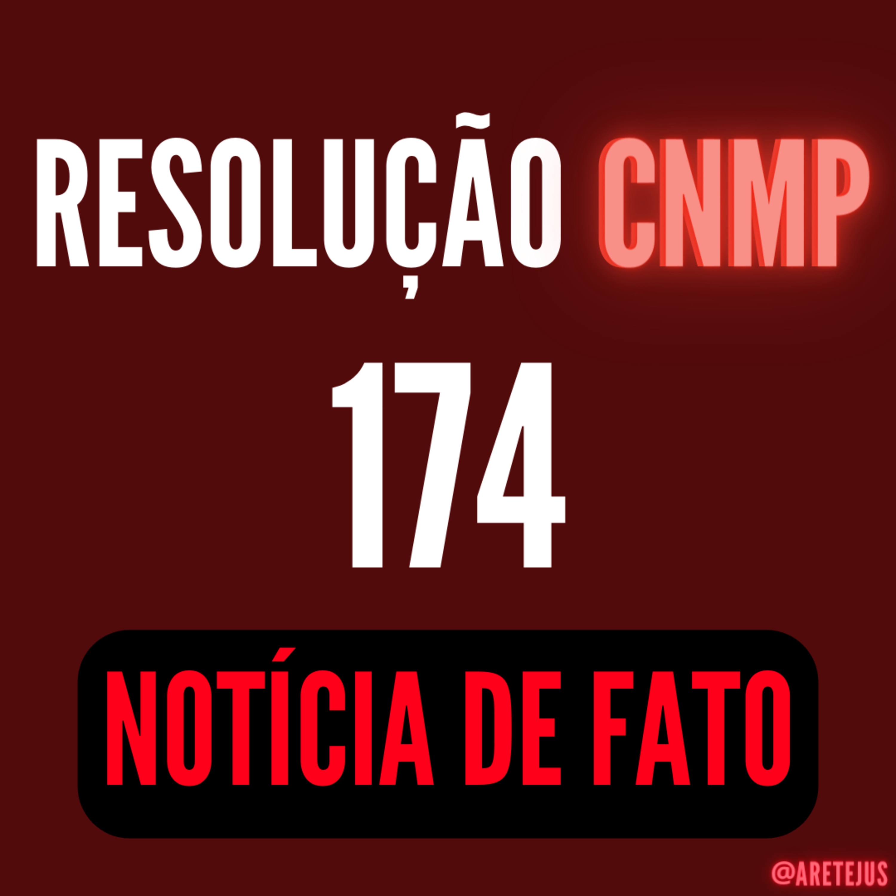 Resolução 174 CNMP Notícia de Fato em Audiobook🎧📚