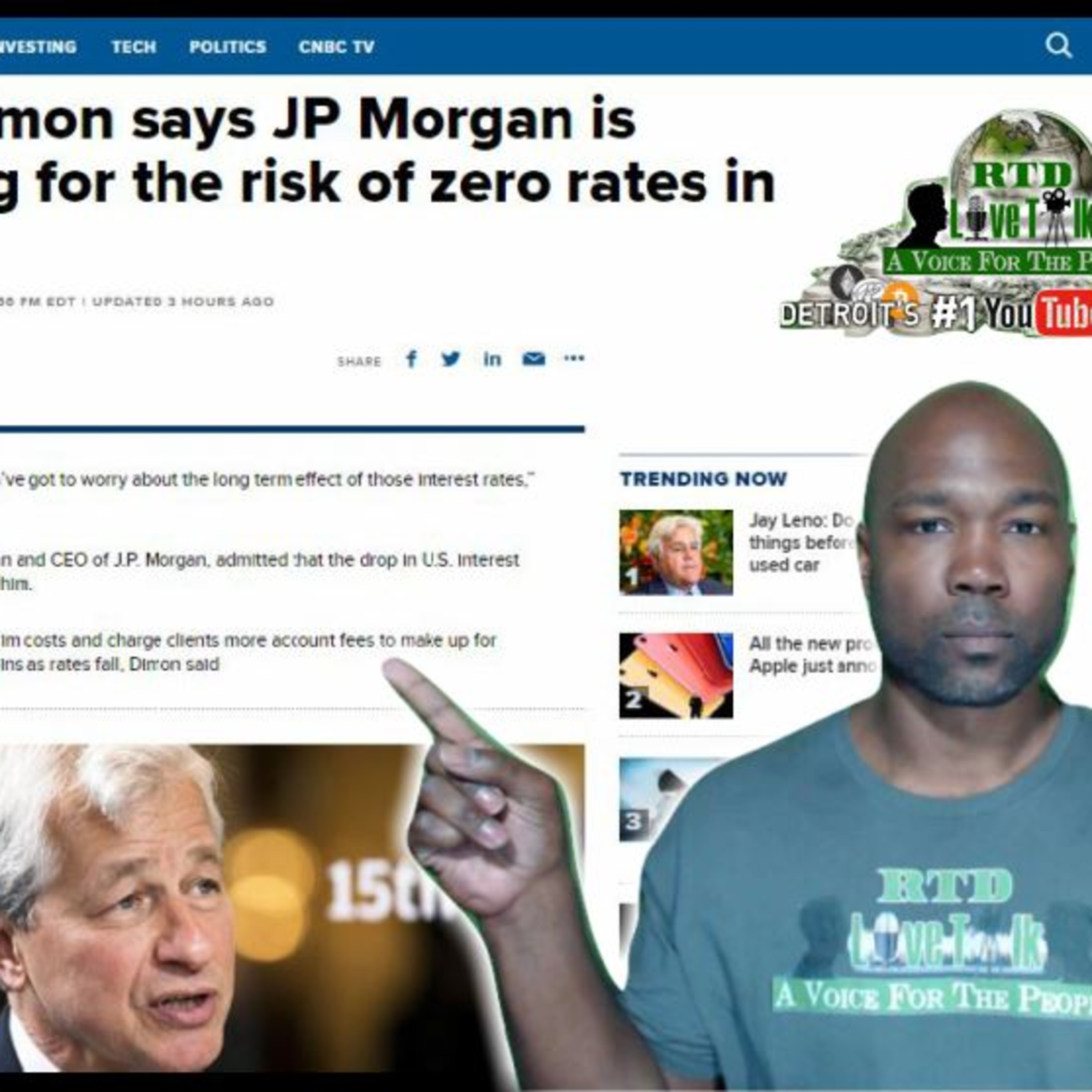 Preparing For Zero Interest Rates In The USA w/ Jamie Dimon (RTD Live Talk w/ Mike)