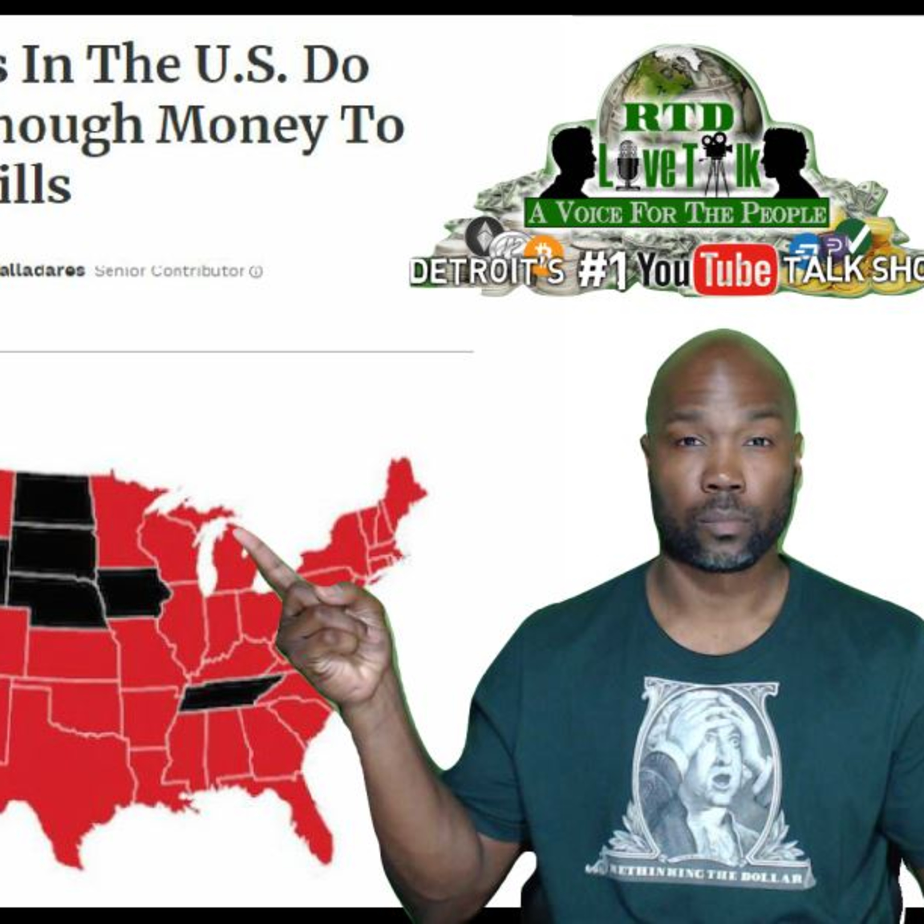 40 States Don't Have Enough $$$ To Pay Bills (How Does Your State Look???) - RTD Live Talk w/ Mike episode artwork
