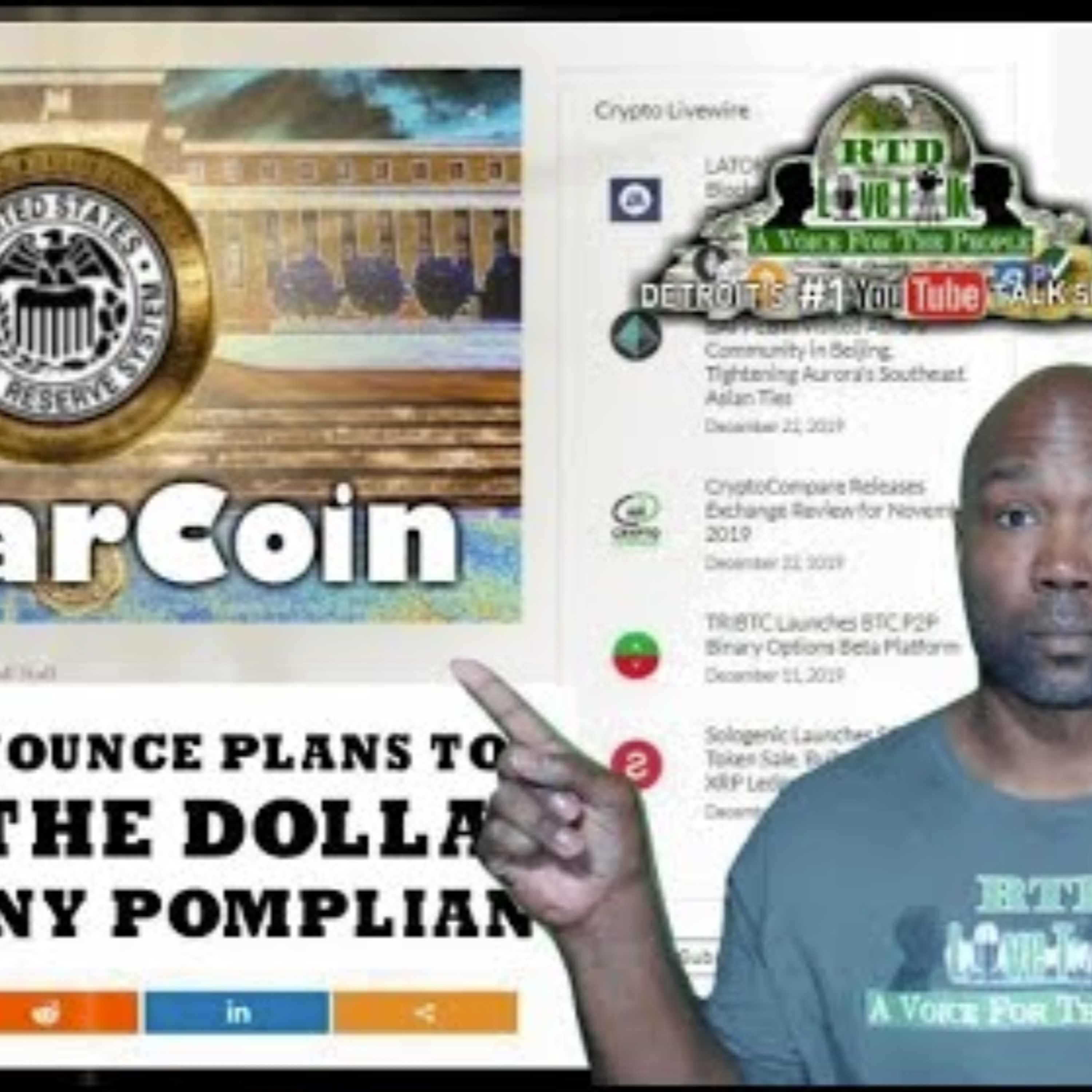 Fed Will Announce Plans to Digitize the Dollar, Says Anthony Pompliano (RTD Live Talk) episode artwork