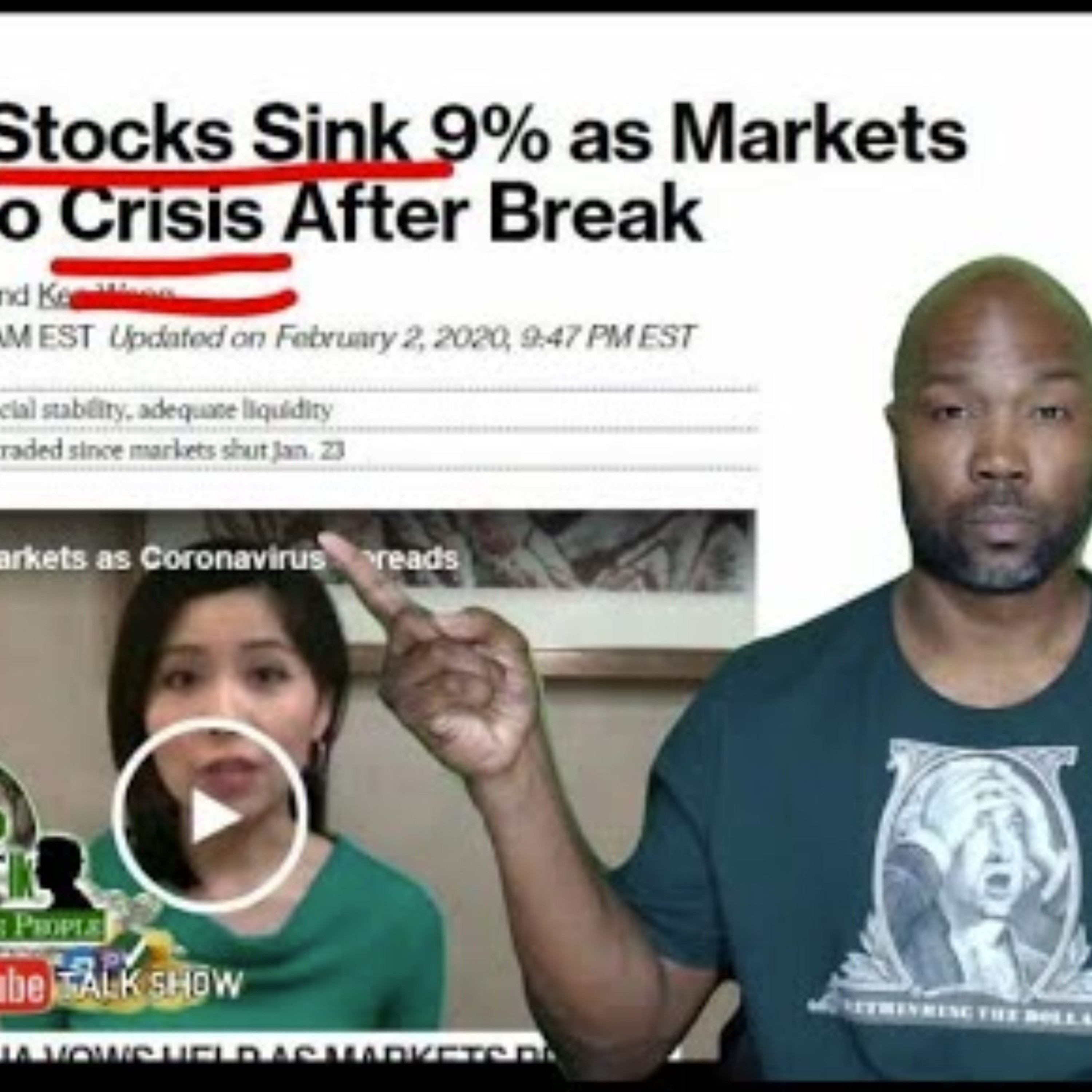 China Stocks Sink 9% As Markets Reopen (Is This Financial Market Meltdown Week?) Lets Talk..