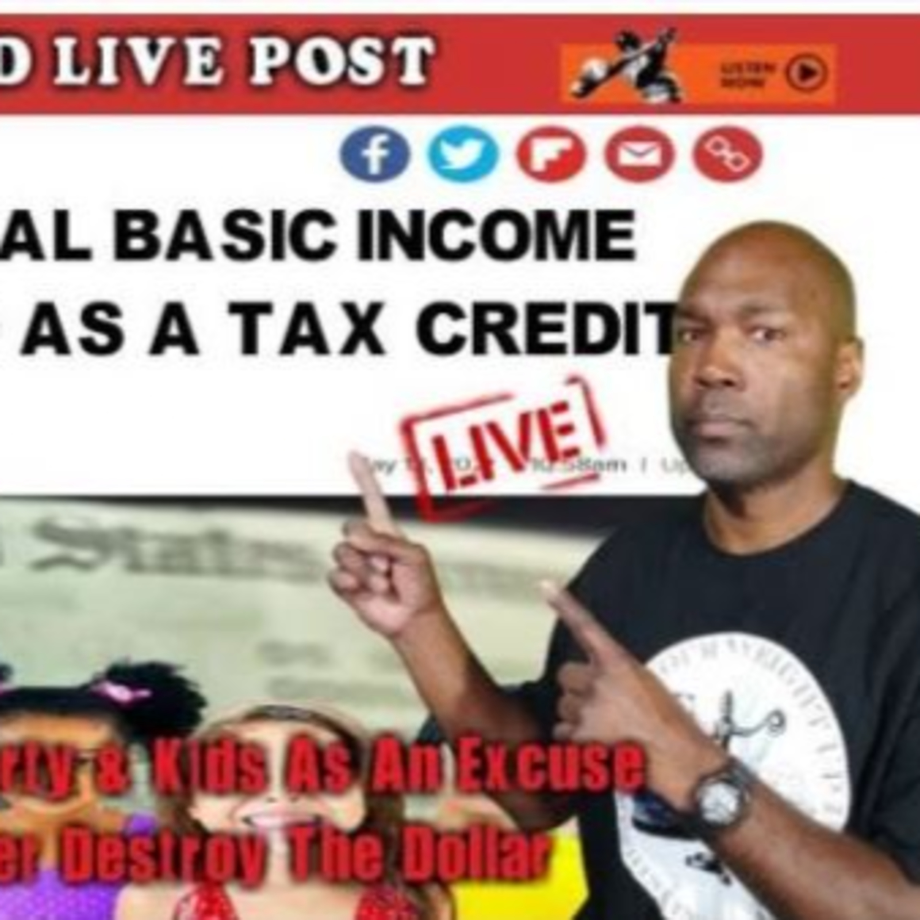 Gov't Agenda: Use Poverty & Kids To Start Monthly Payments of UBI (Let's Talk...)