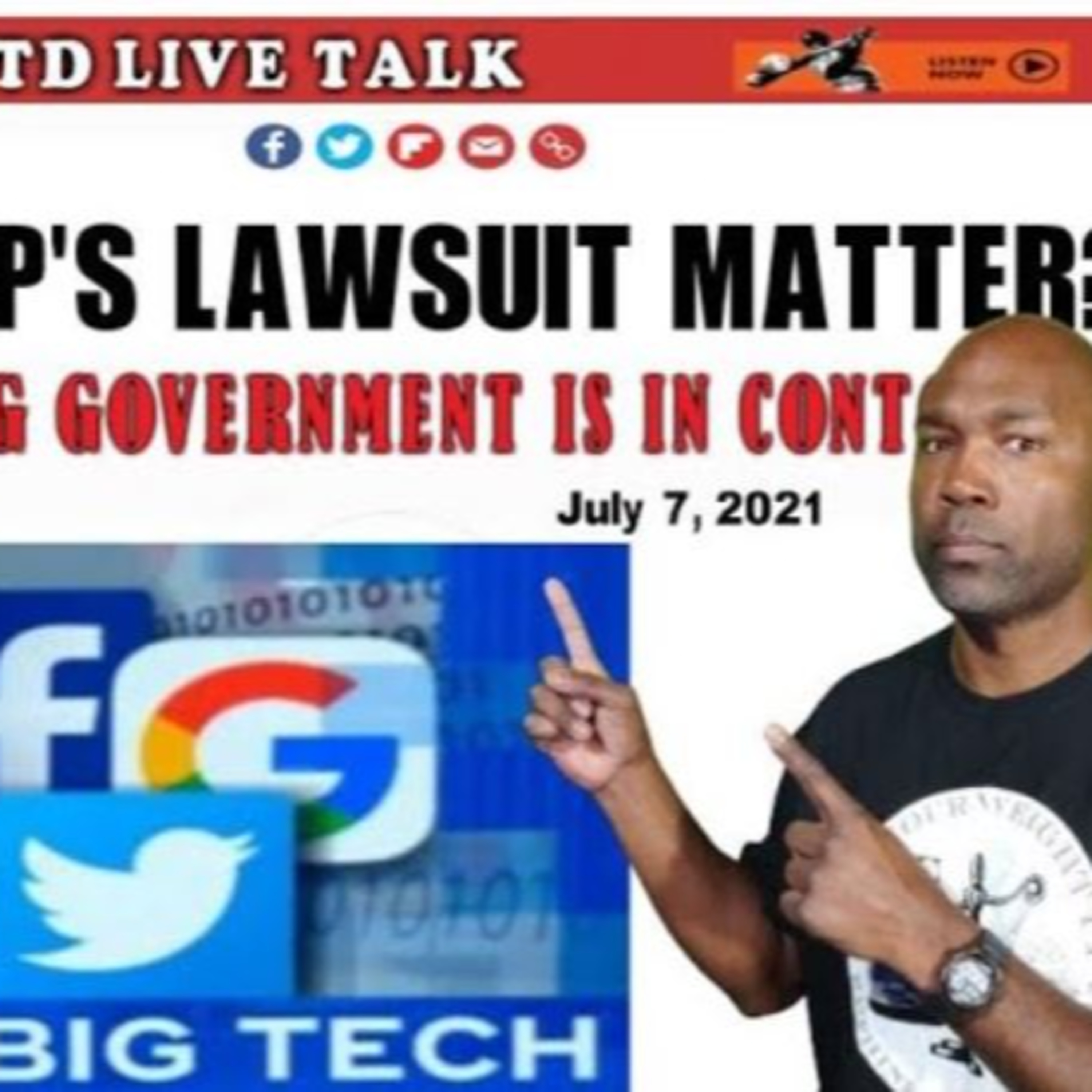 Trump Big Tech Lawsuit, Haitian President, & Vax That Thang Up (Let's Talk...) episode artwork