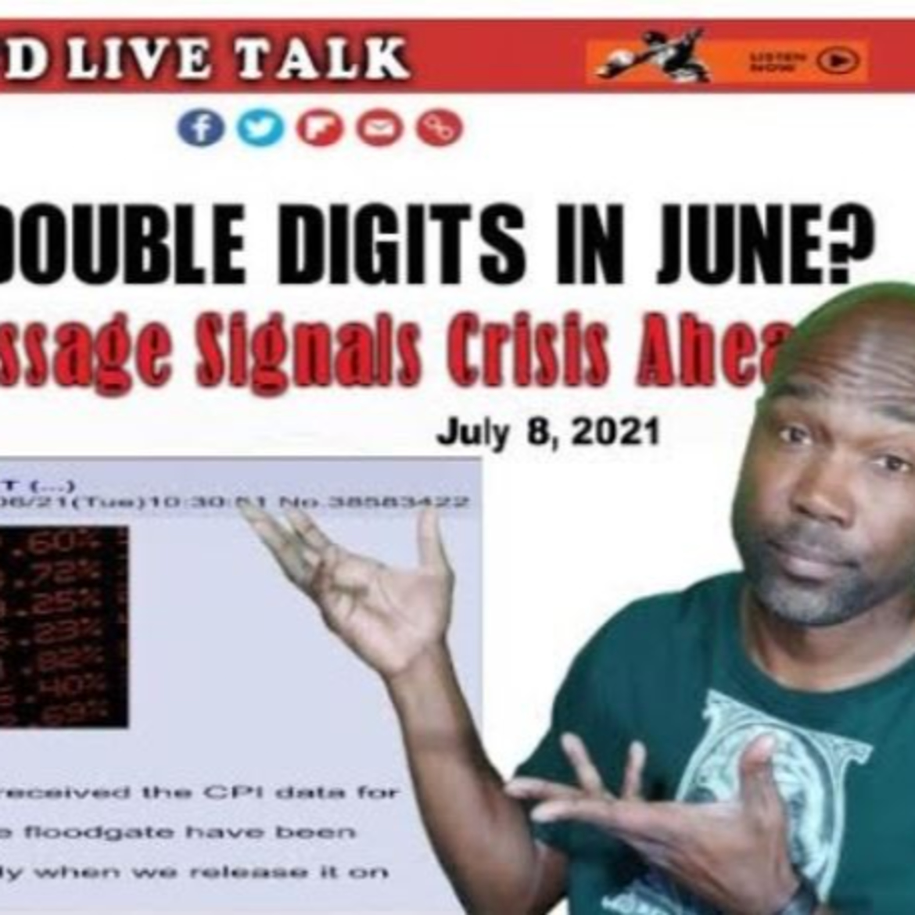 Double Digit Inflation Could Mean Danger For Markets (Let's Talk...) episode artwork