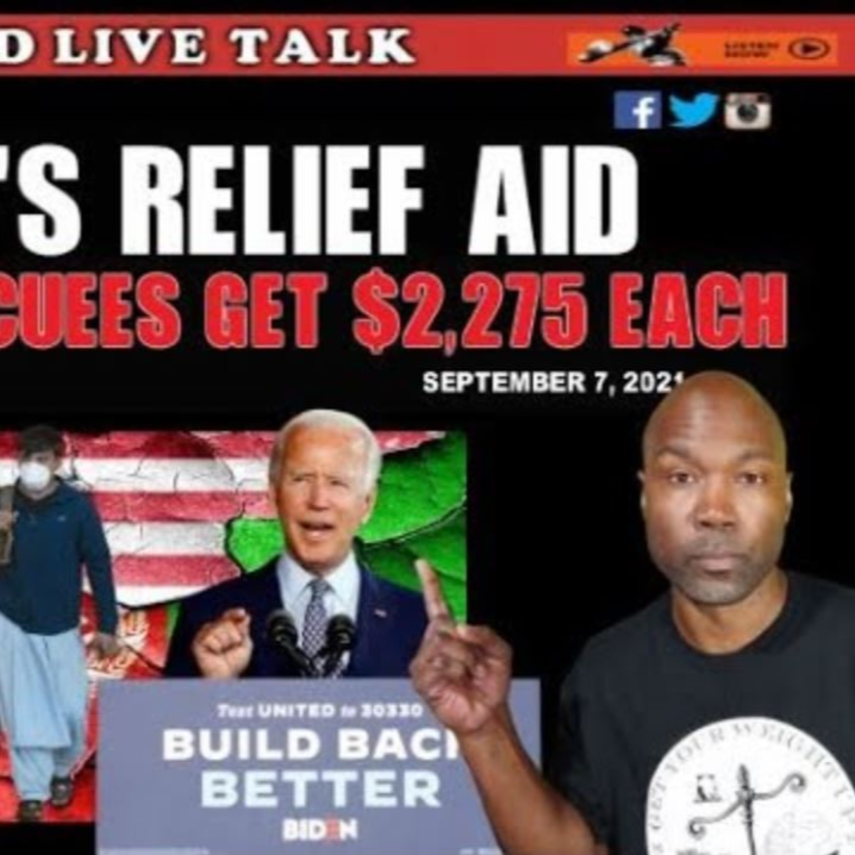 Afghan Evacuees To Get $2,275+ In Aid (Stimulus) | The People's Talk Show: Let's Talk... episode artwork