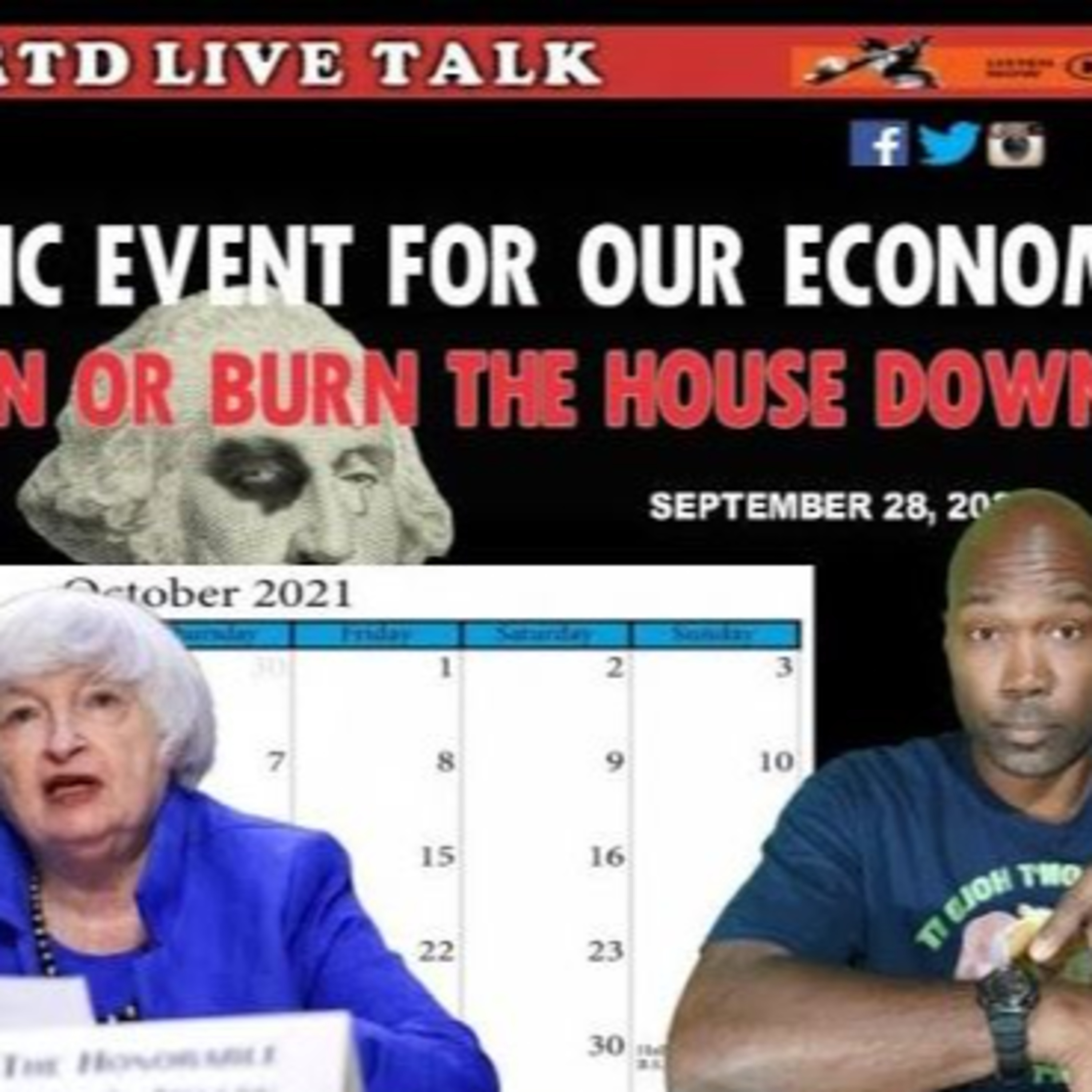 Yellen Says Debt Ceiling "Drop-Dead Date" Is October 18 | The People's Talk Show episode artwork