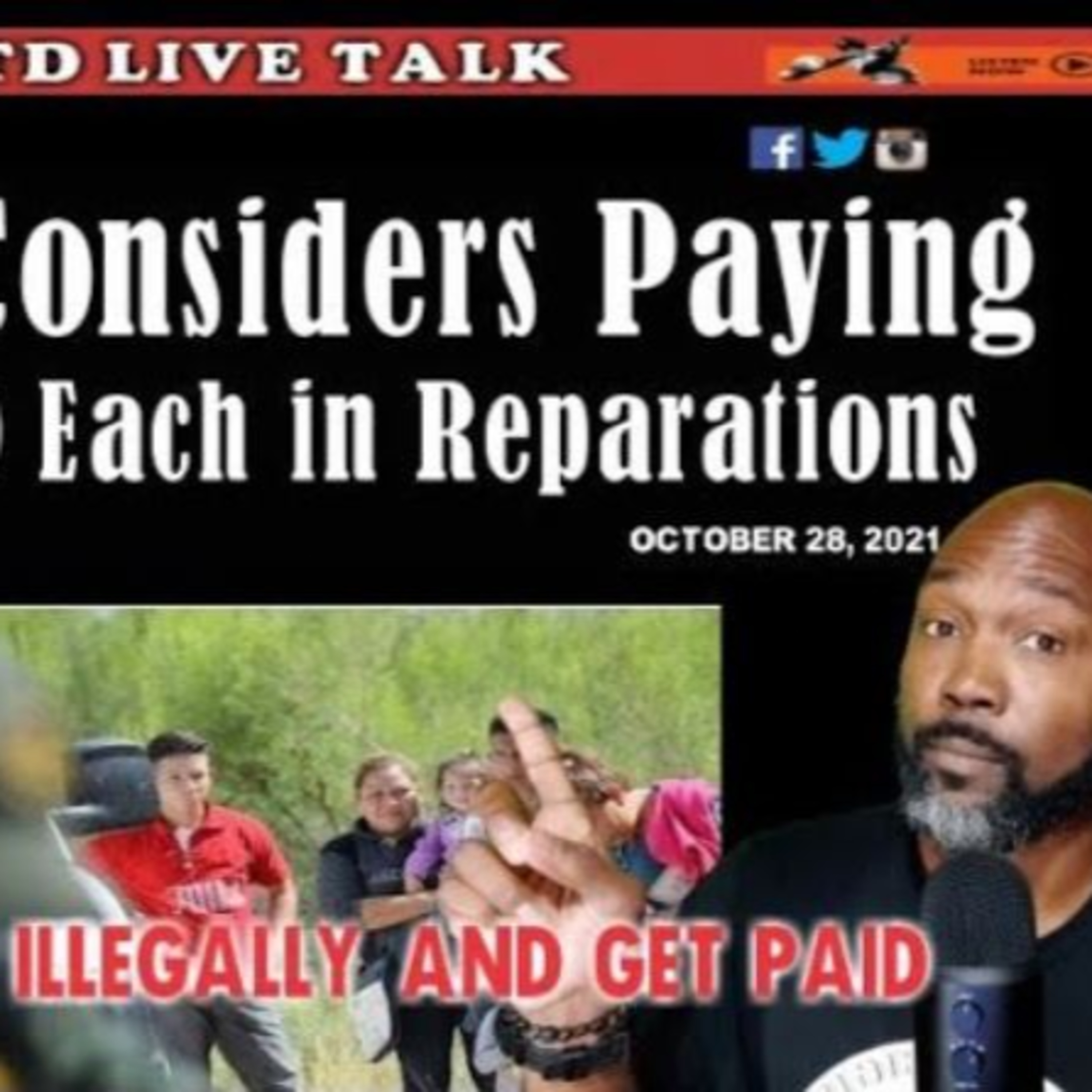 Biden Considers Paying Border Crossers $450K Each in Reparations | The People's Talk Show episode artwork