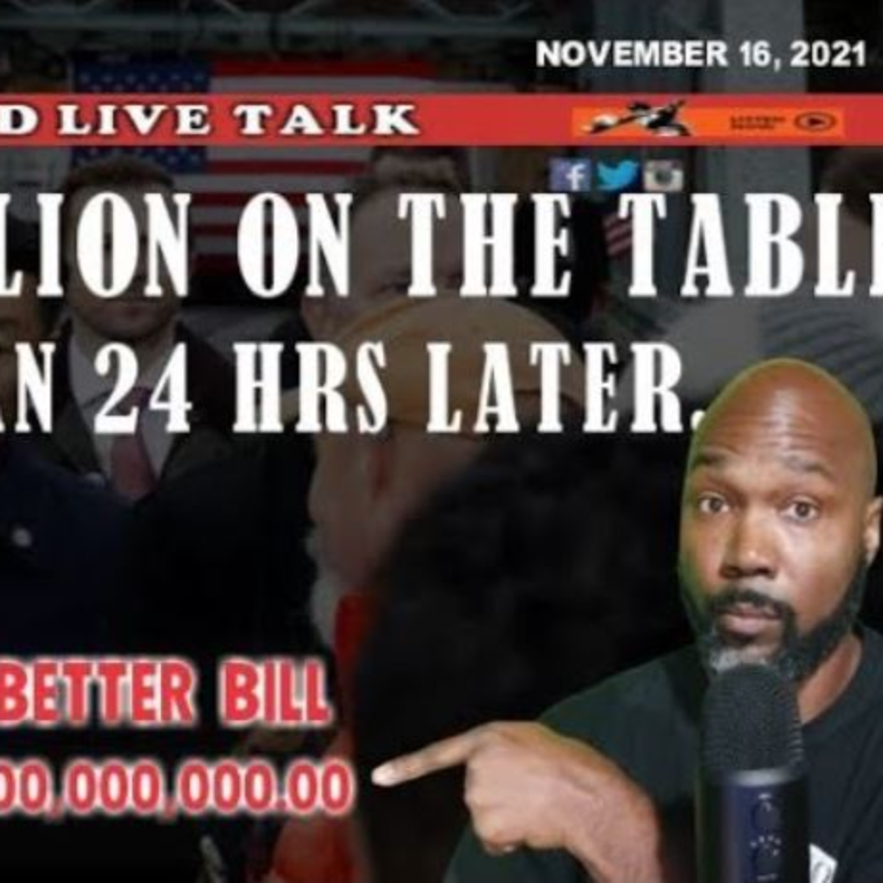 Talks Start For The Next $1.75 Trillion For The Build Back Better Bill (TPTS) The People's Talk Show episode artwork
