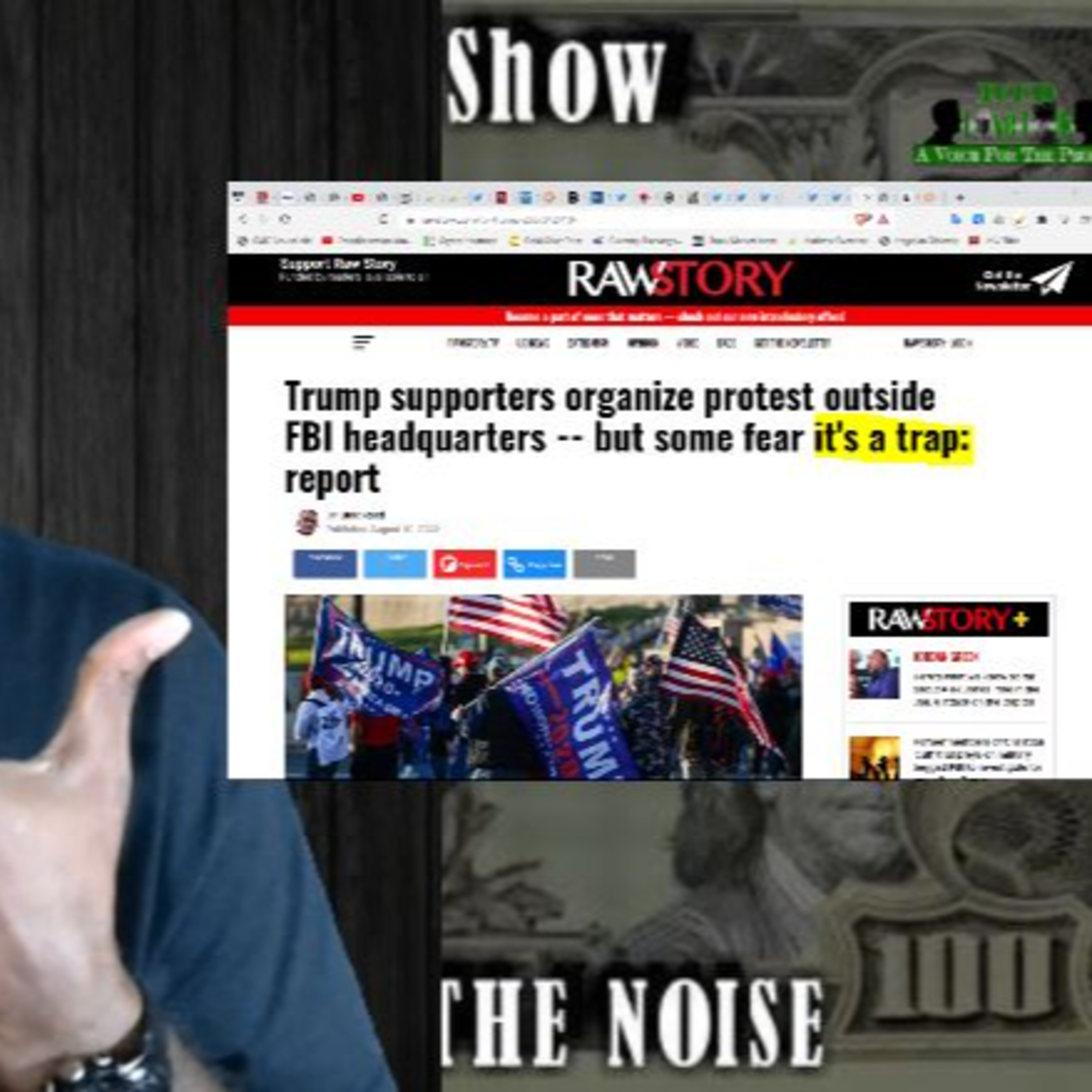 Trump Supporters Organize Protest But Some Fear It's A Trap episode artwork