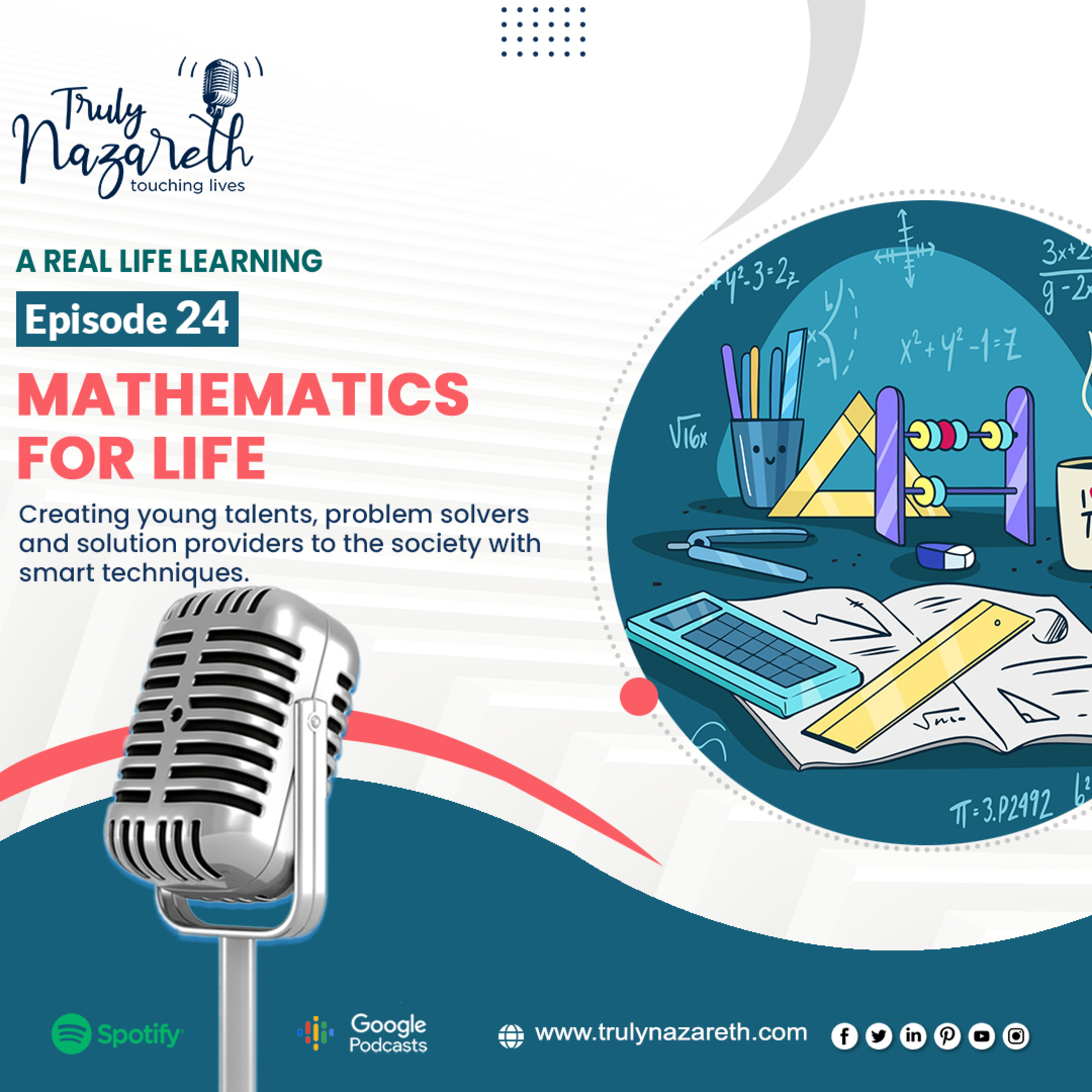 Truly Nazareth Episode 24 : Career Guidance - A Step towards the right choice. How to choose the course | Mathematics for Life  episode artwork