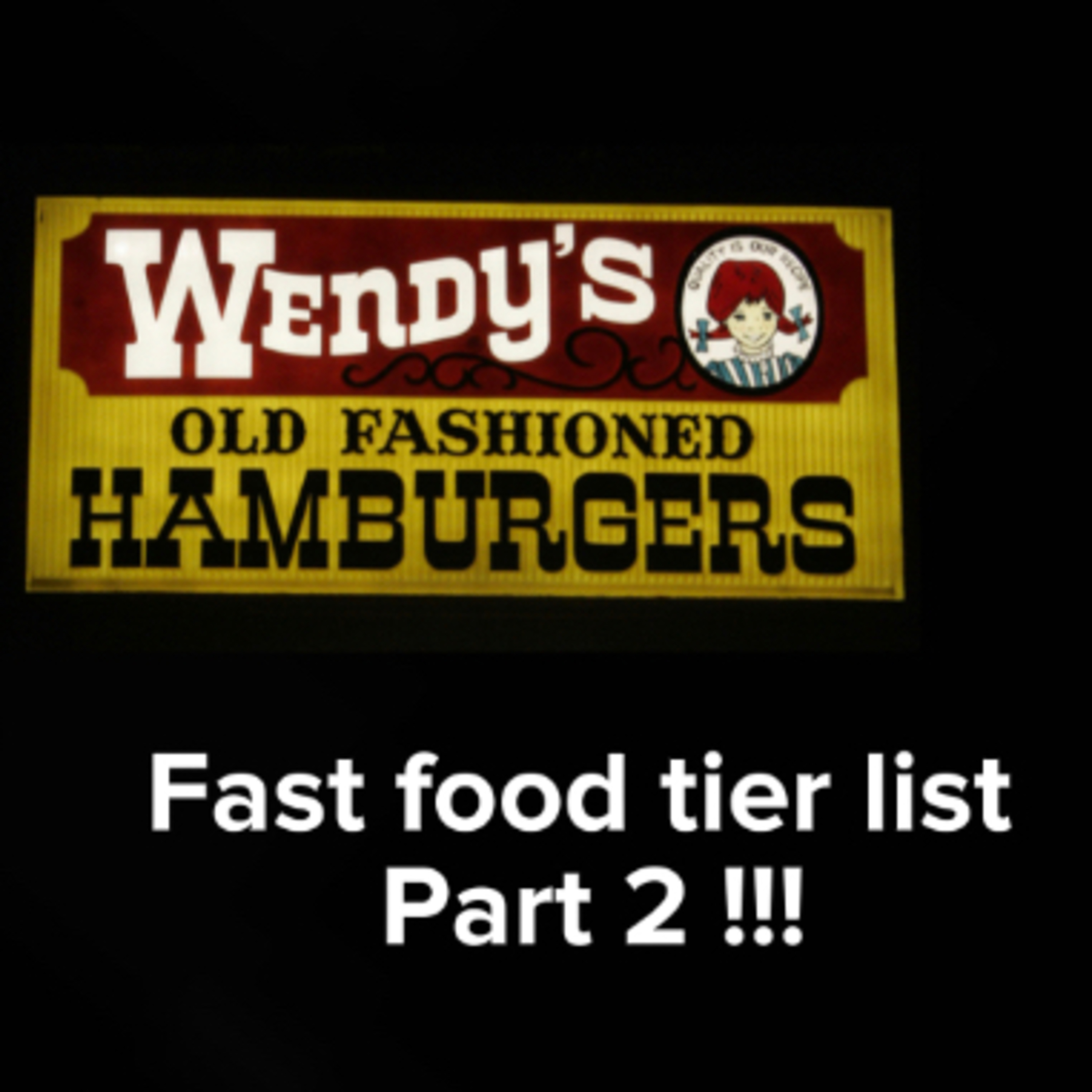 Fast food tier list p2 !!!  episode artwork