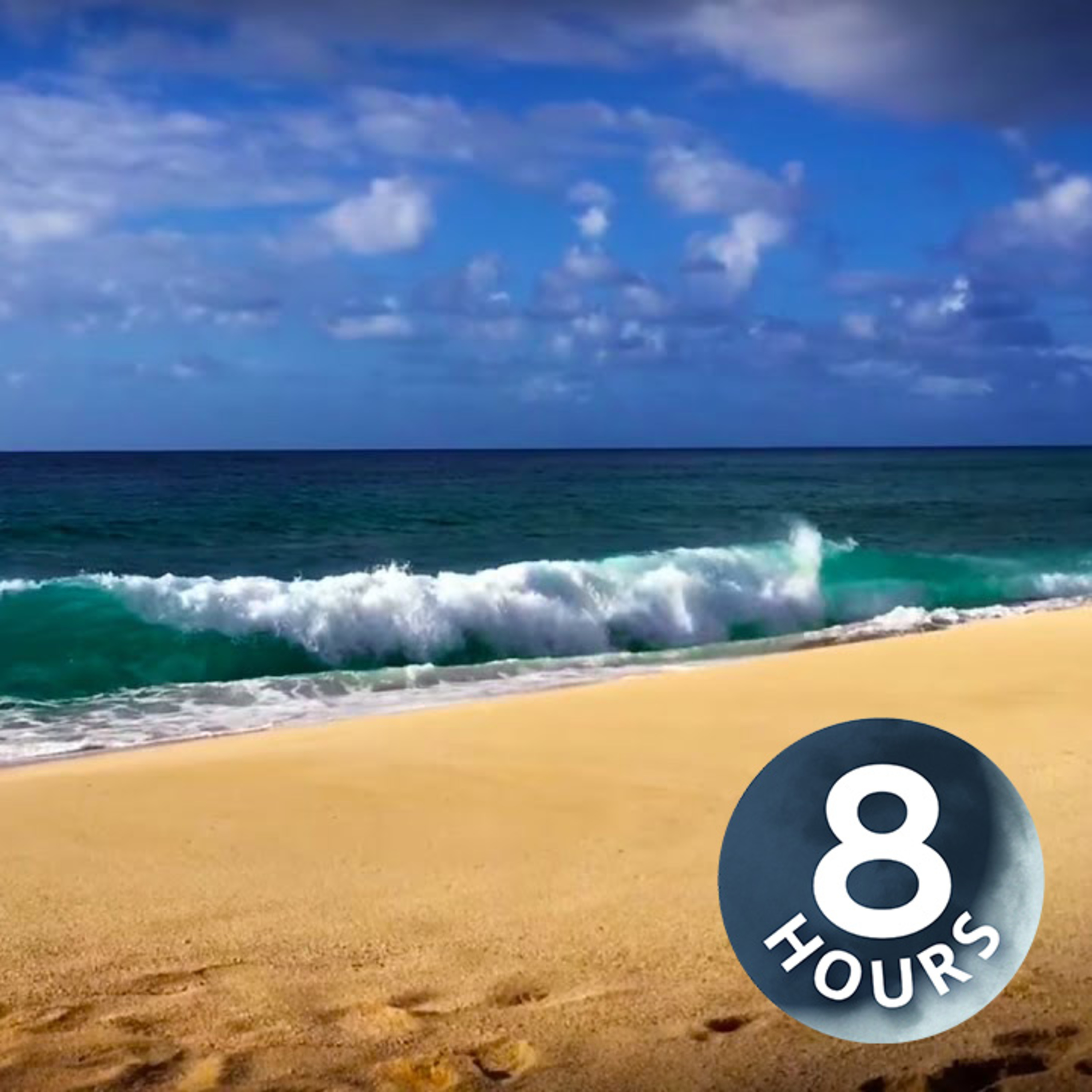 Rahatlayın! Stres Atmaya Yönelik Okyanus Dalgaları Sahil Ambiyansı | Hawaii'den Sörf Sesleri İçeren Beyaz Gürültü (8 saat) episode artwork