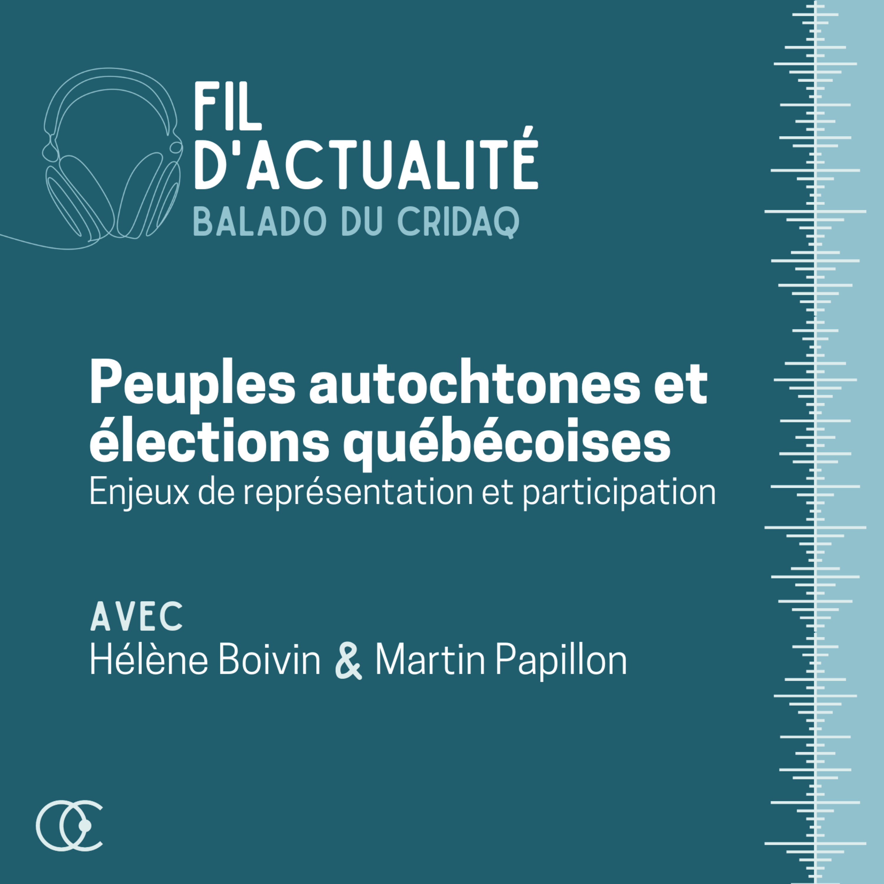 Fil d\'actualité du Balado du CRIDAQ