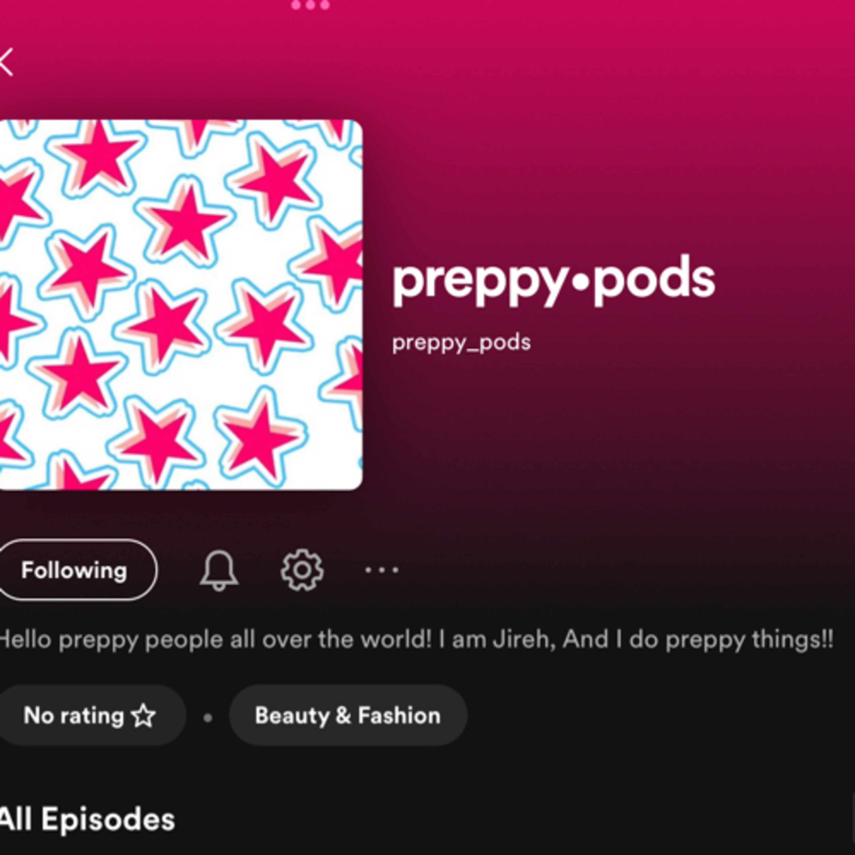 GO FOLLOW JIREH’S PODCAST!! episode artwork